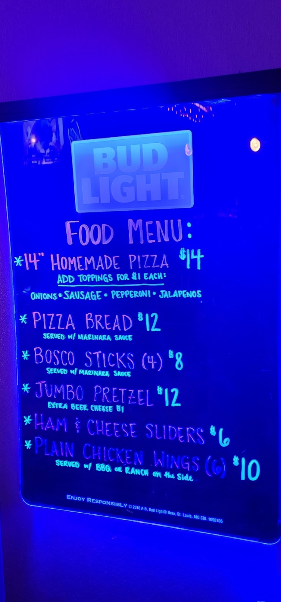 Hot Rod Nellie's Menu