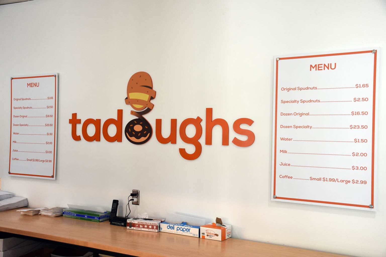 Tadoughs Menu
