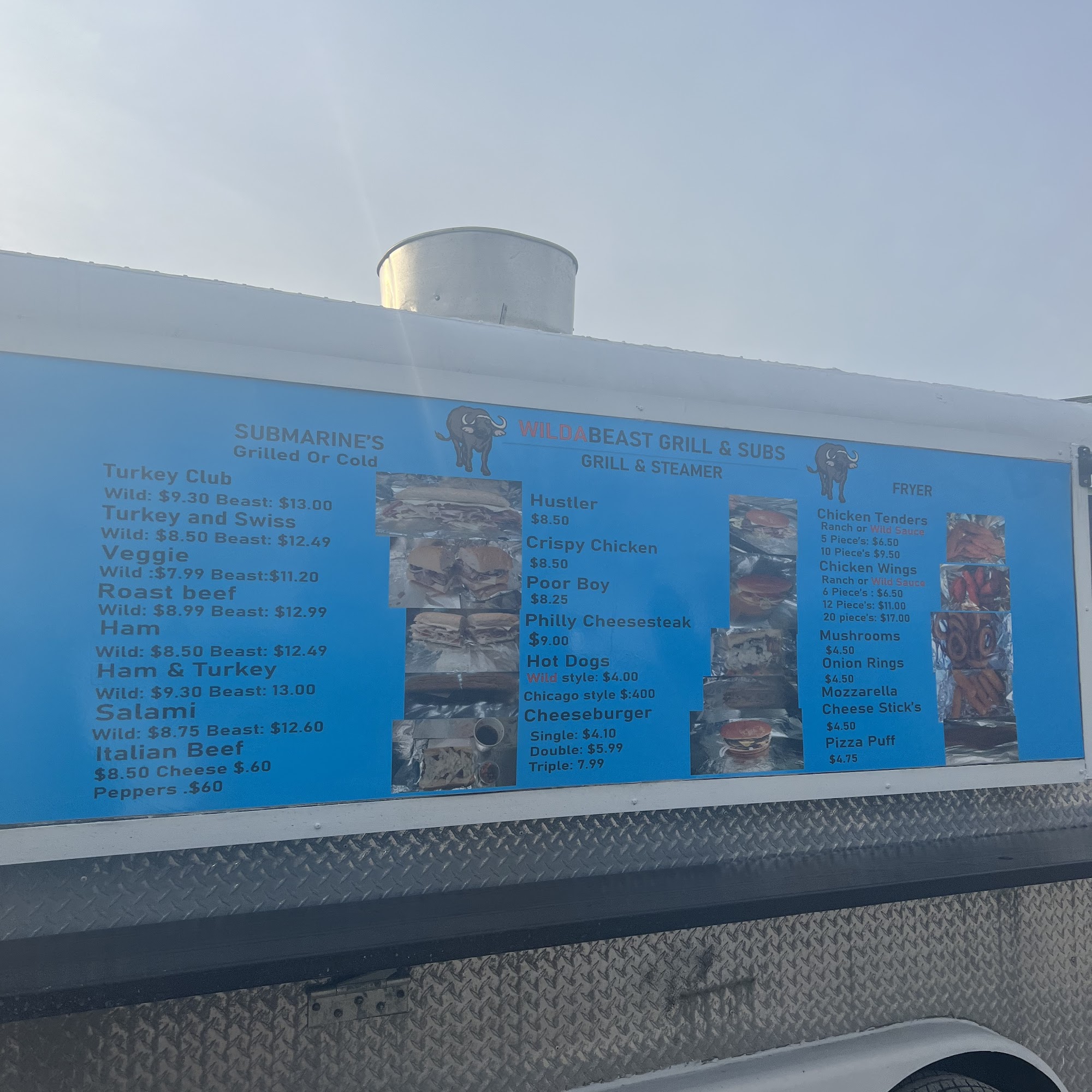 WildaBeast Grill & Subs Menu