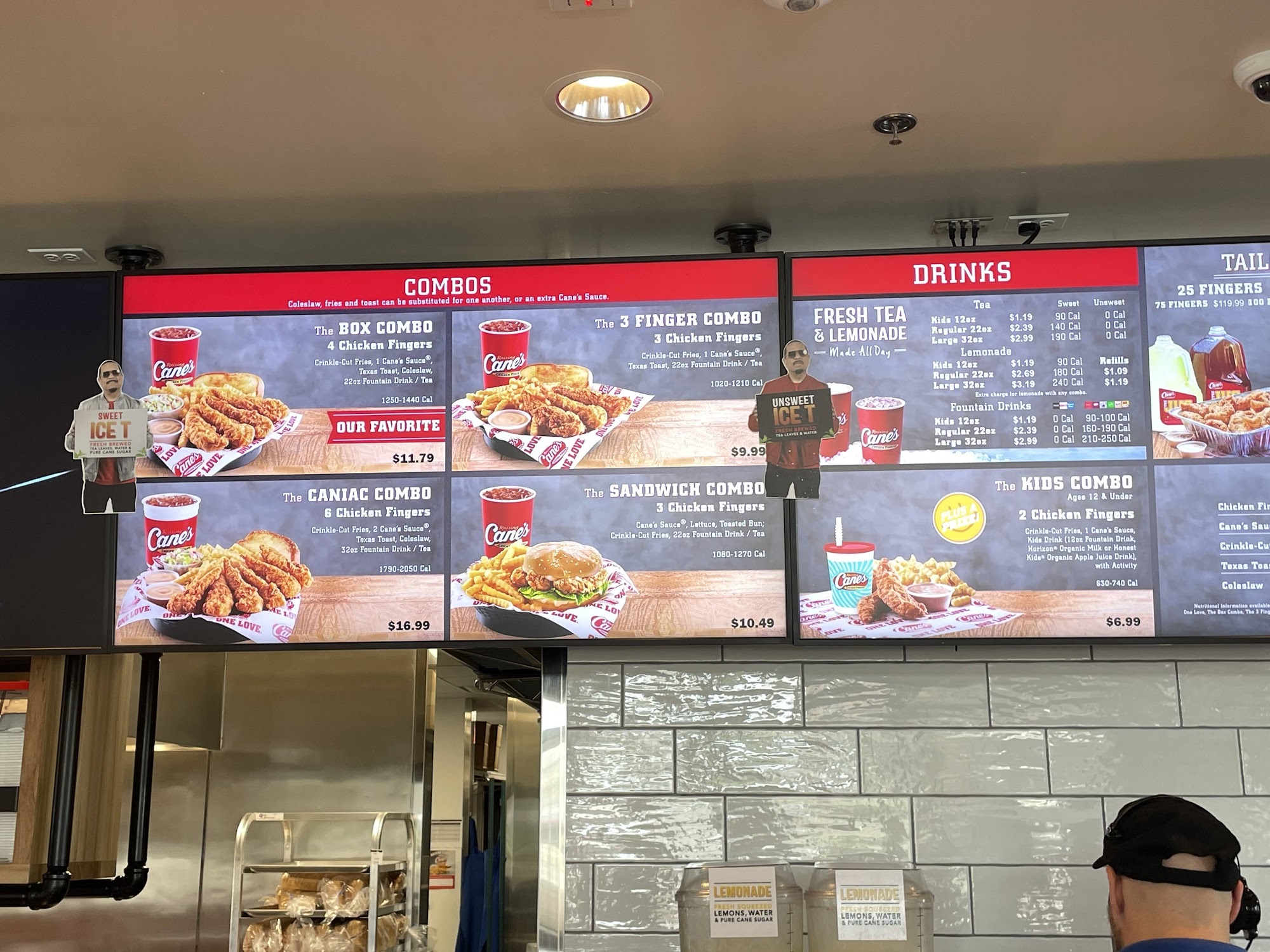 Raising Cane's Chicken Fingers Menu