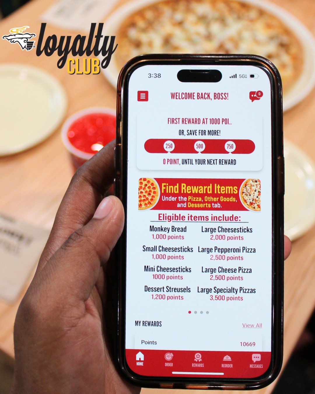 Godfather's Pizza Express Menu