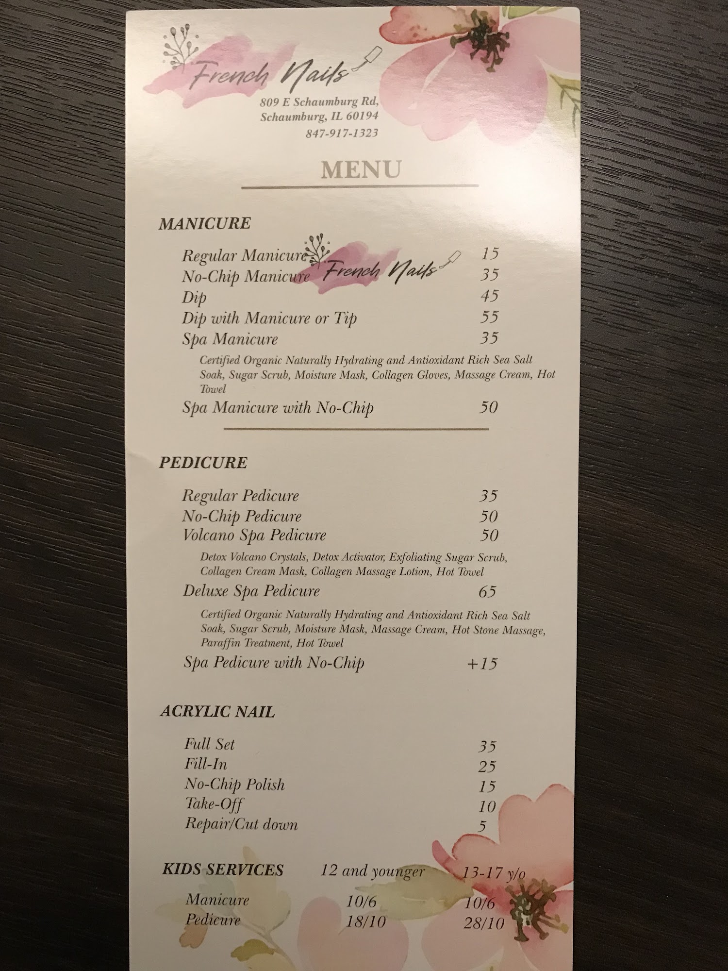 French Nails 809 E Schaumburg Rd, Schaumburg Illinois 60194