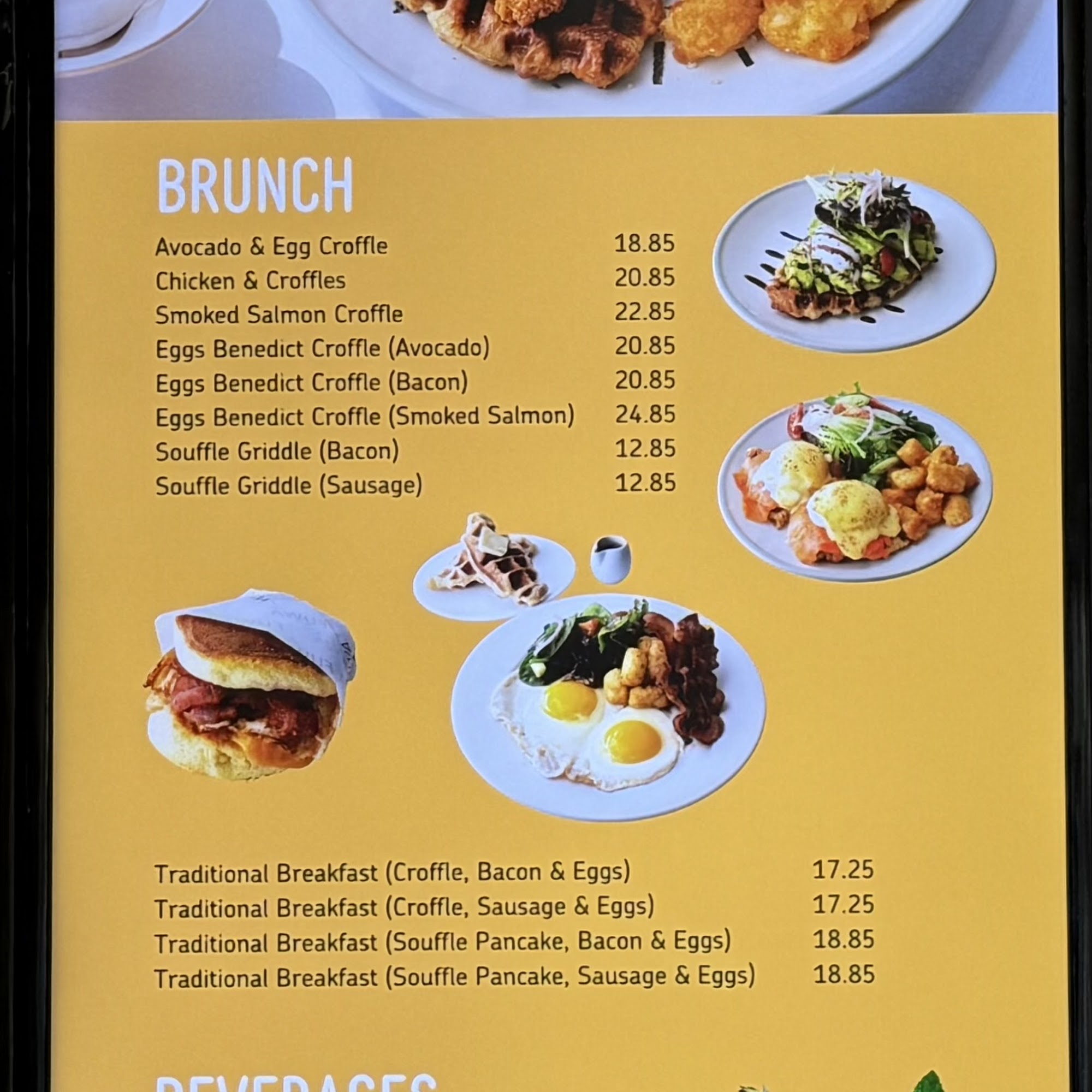 Fluffy Fluffy Cafe Menu