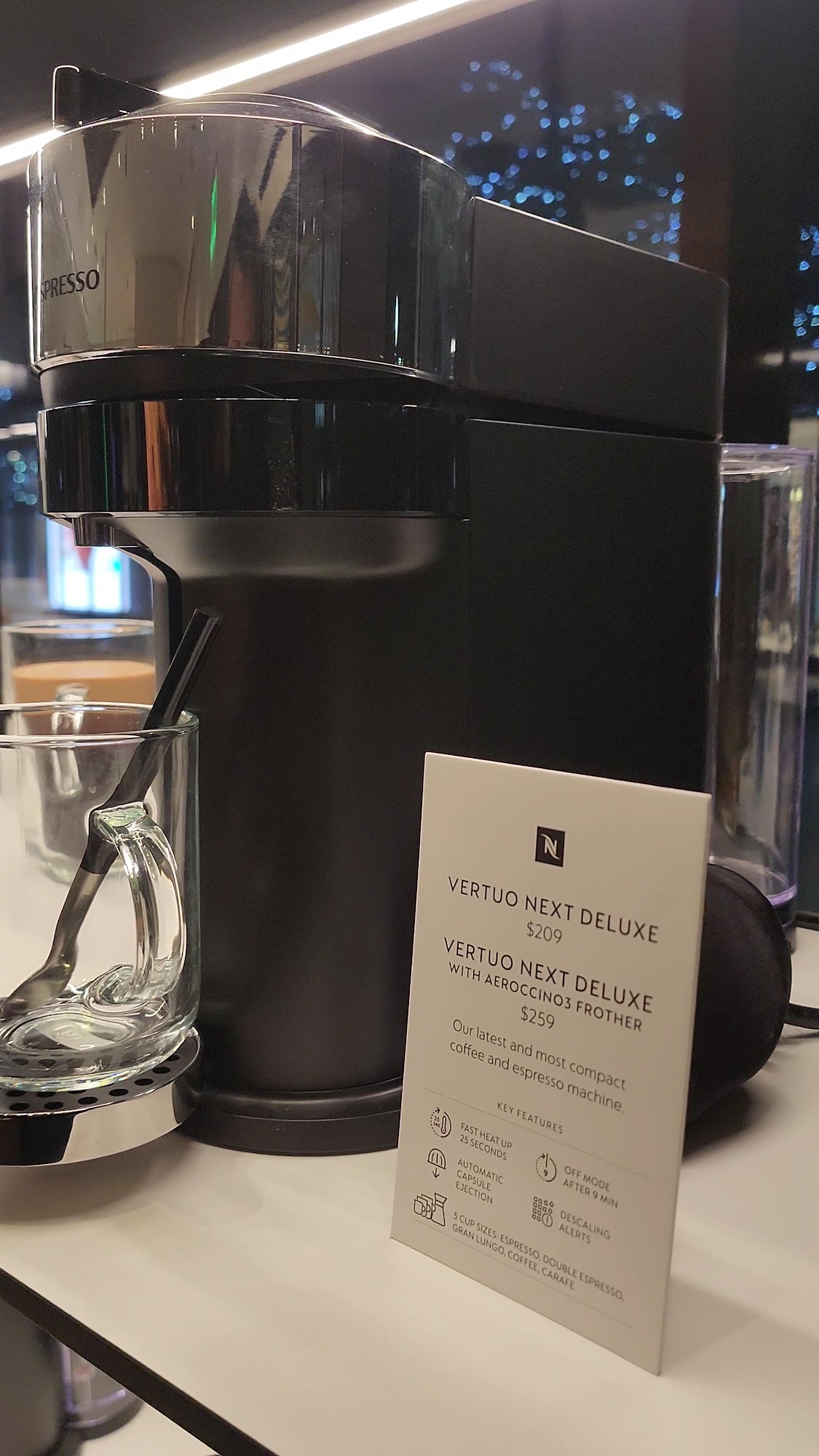 Nespresso Boutique Old Orchard Center Menu