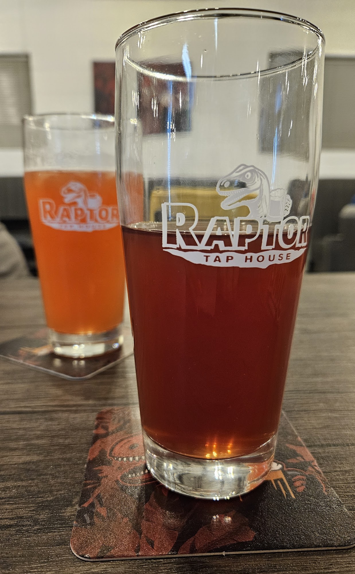 Raptor Tap House Menu