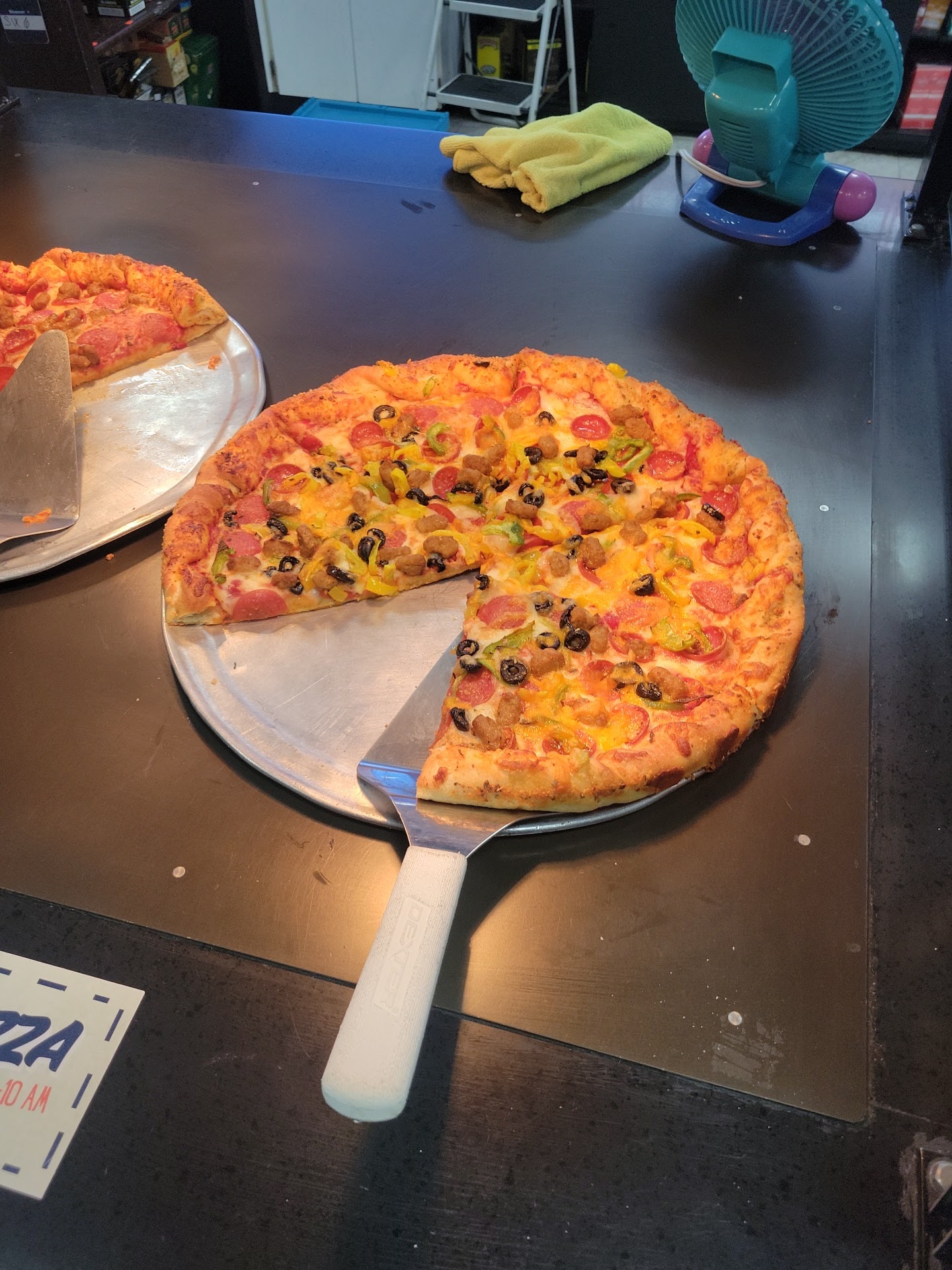 Dan’s Big Slice Pizza Menu