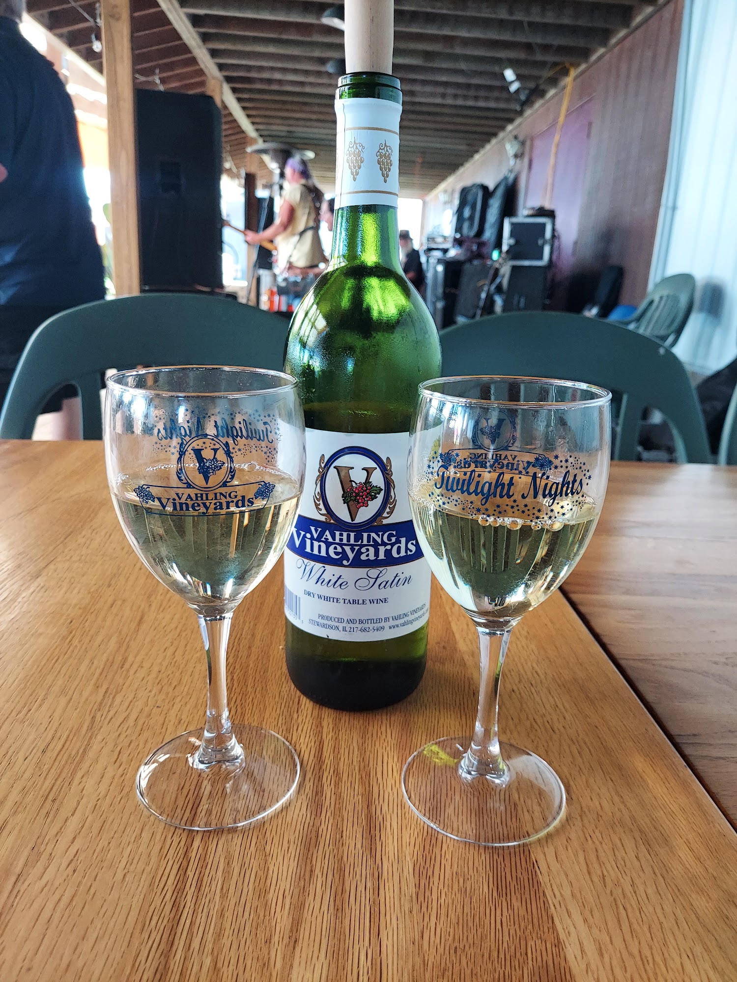Vahling Vineyards Menu