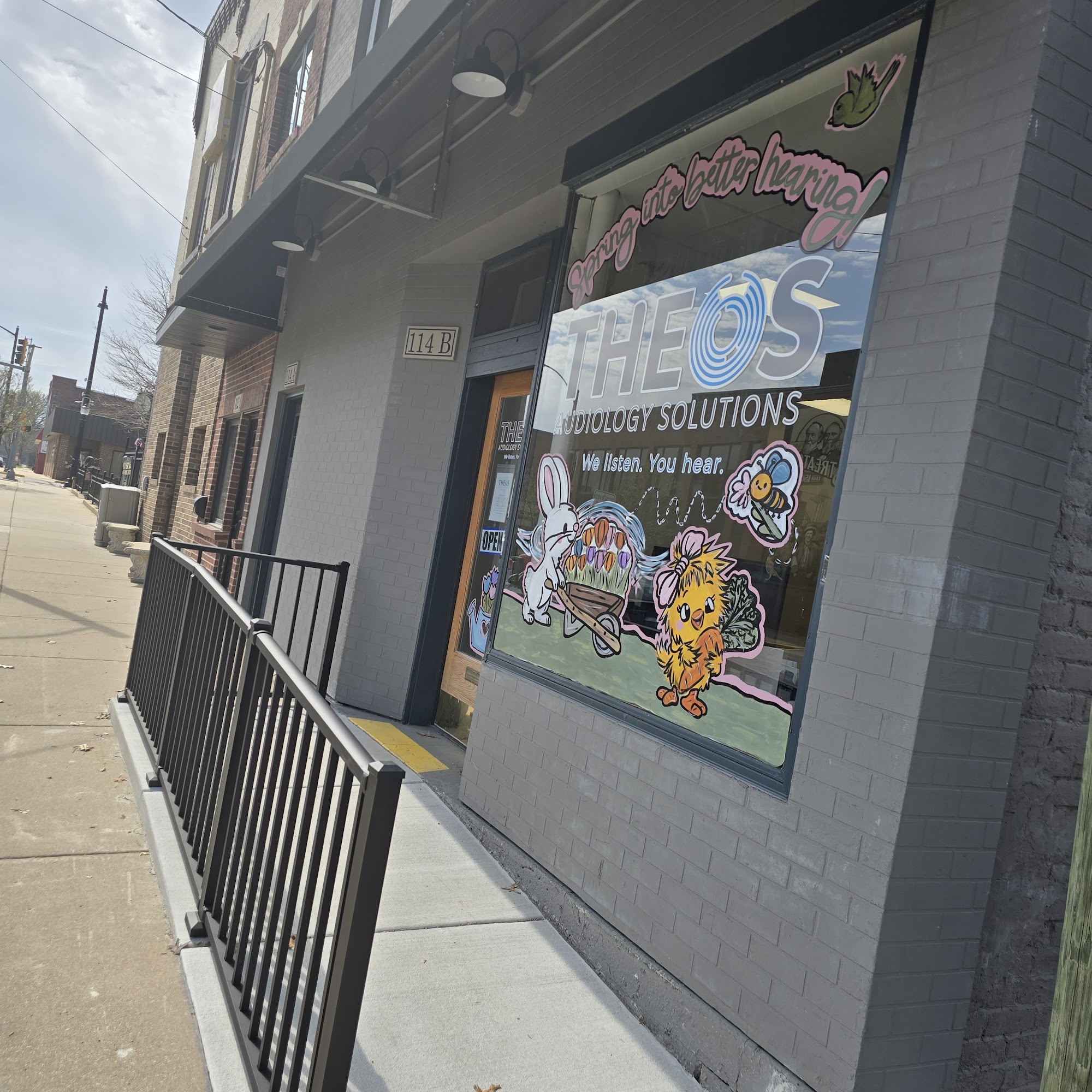 Theos Audiology Solutions, LLC 114 N Monroe St Unit B, Streator Illinois 61364
