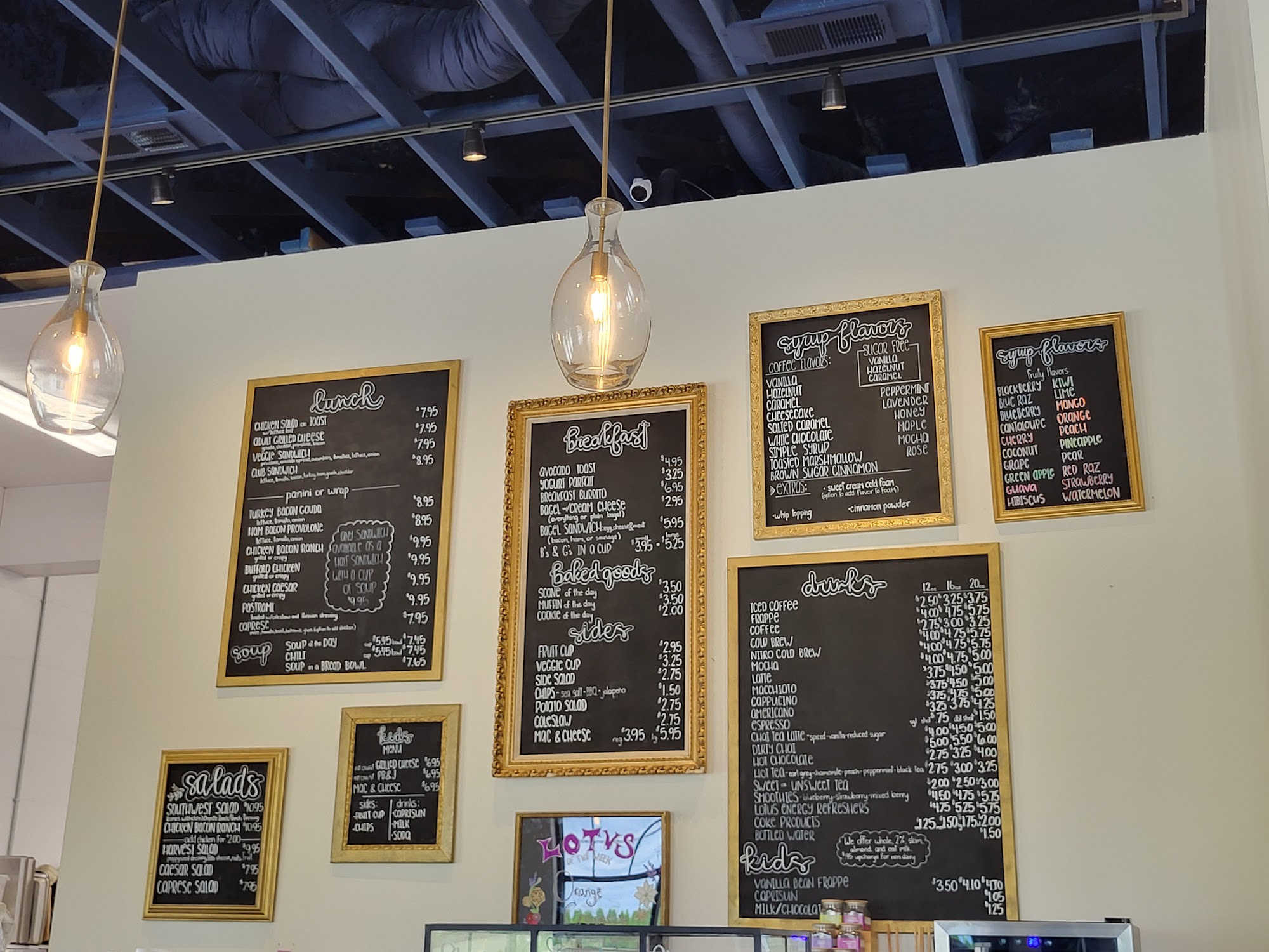 Sweet Vail Café Menu