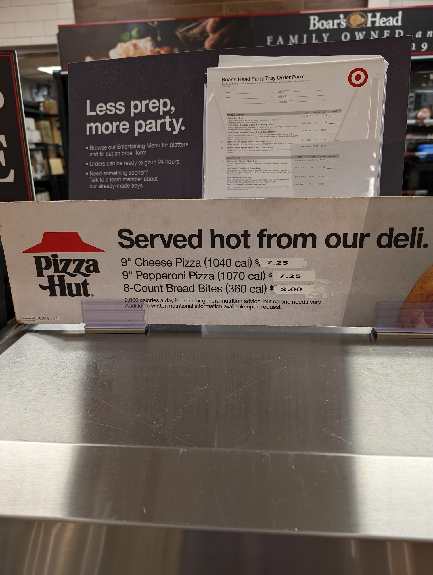 Pizza Hut Express Menu