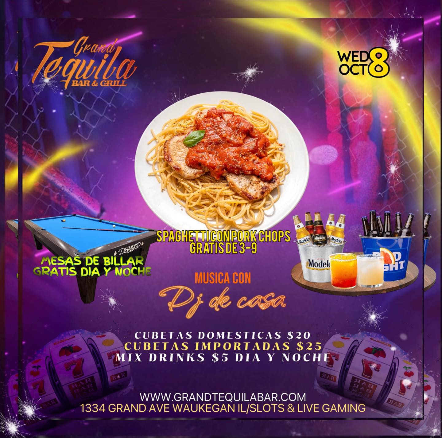 Grand Tequila Bar & Grill Menu