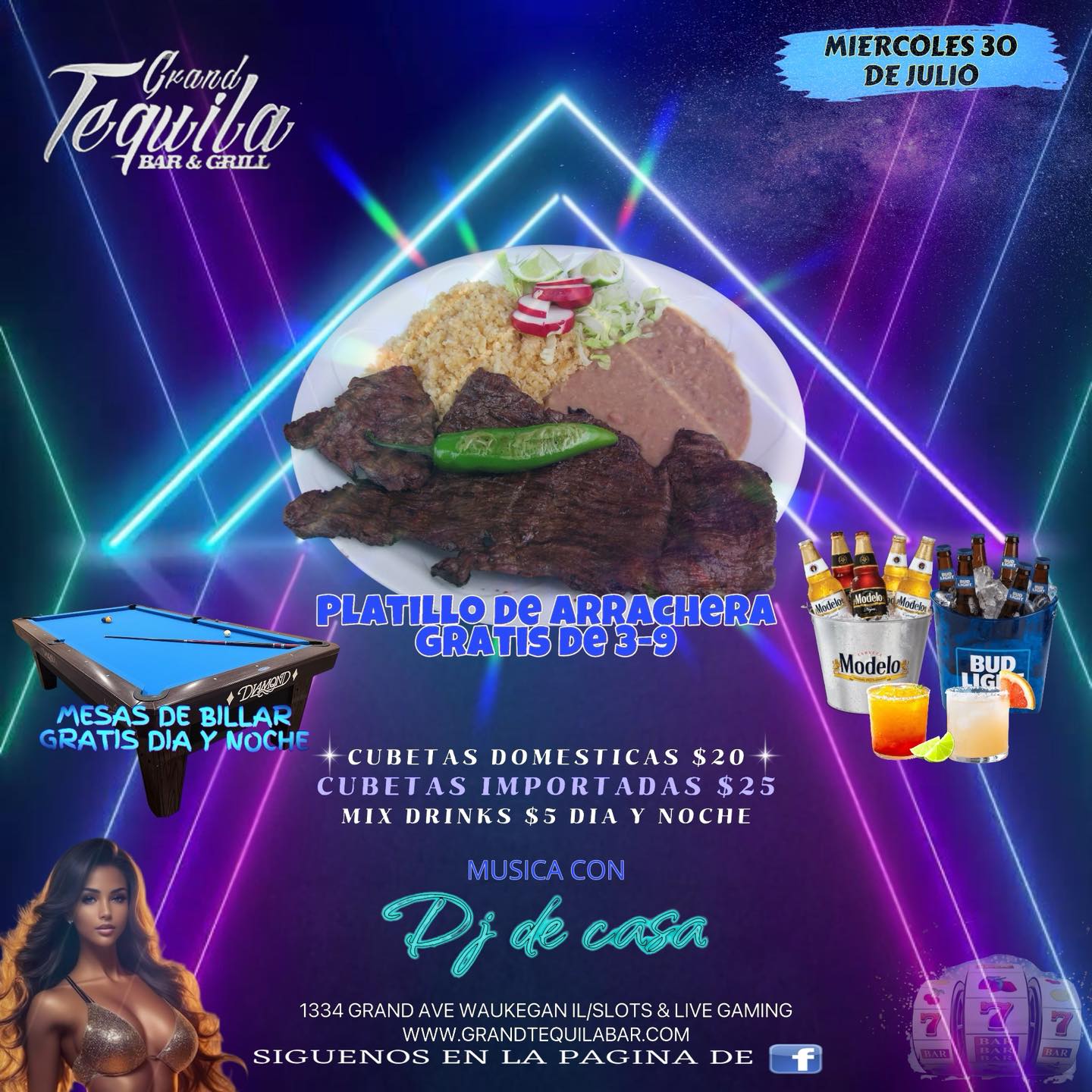 Grand Tequila Bar & Grill Menu