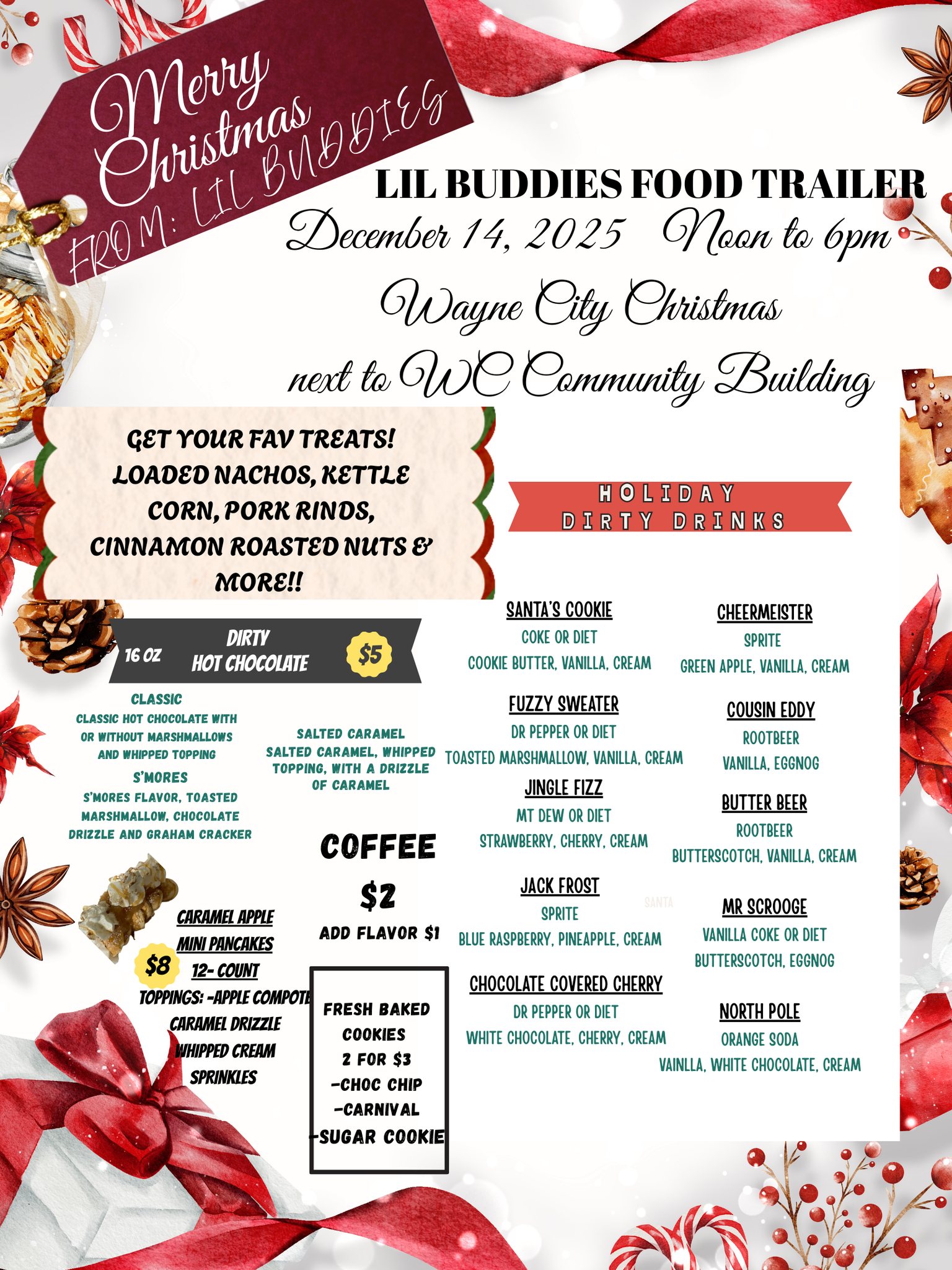 Lil Buddies Bbq Menu