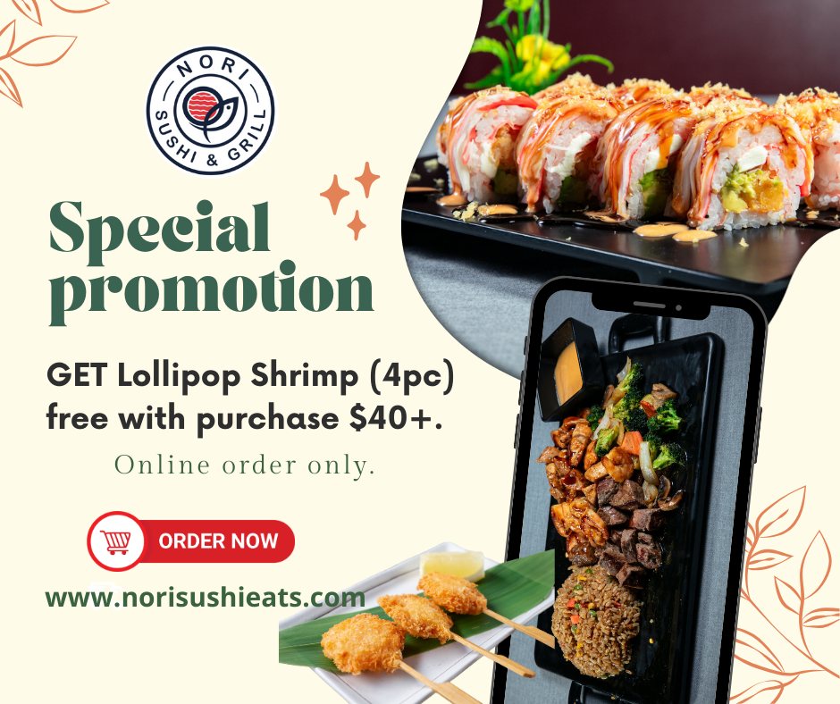 Nori Sushi & Grill Menu