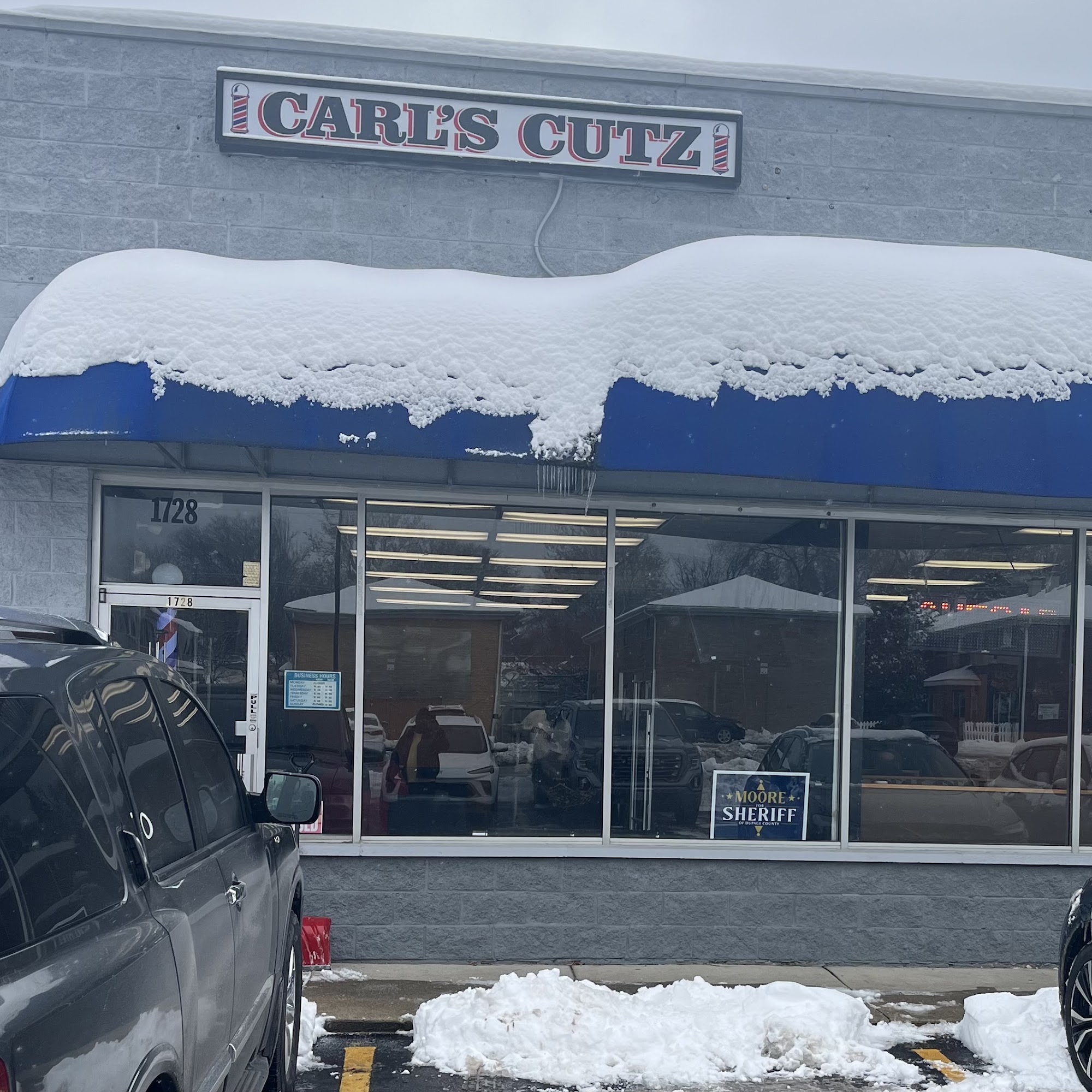 Carl Cutz Barber Shop 1728 Roosevelt Rd, Wheaton Illinois 60189