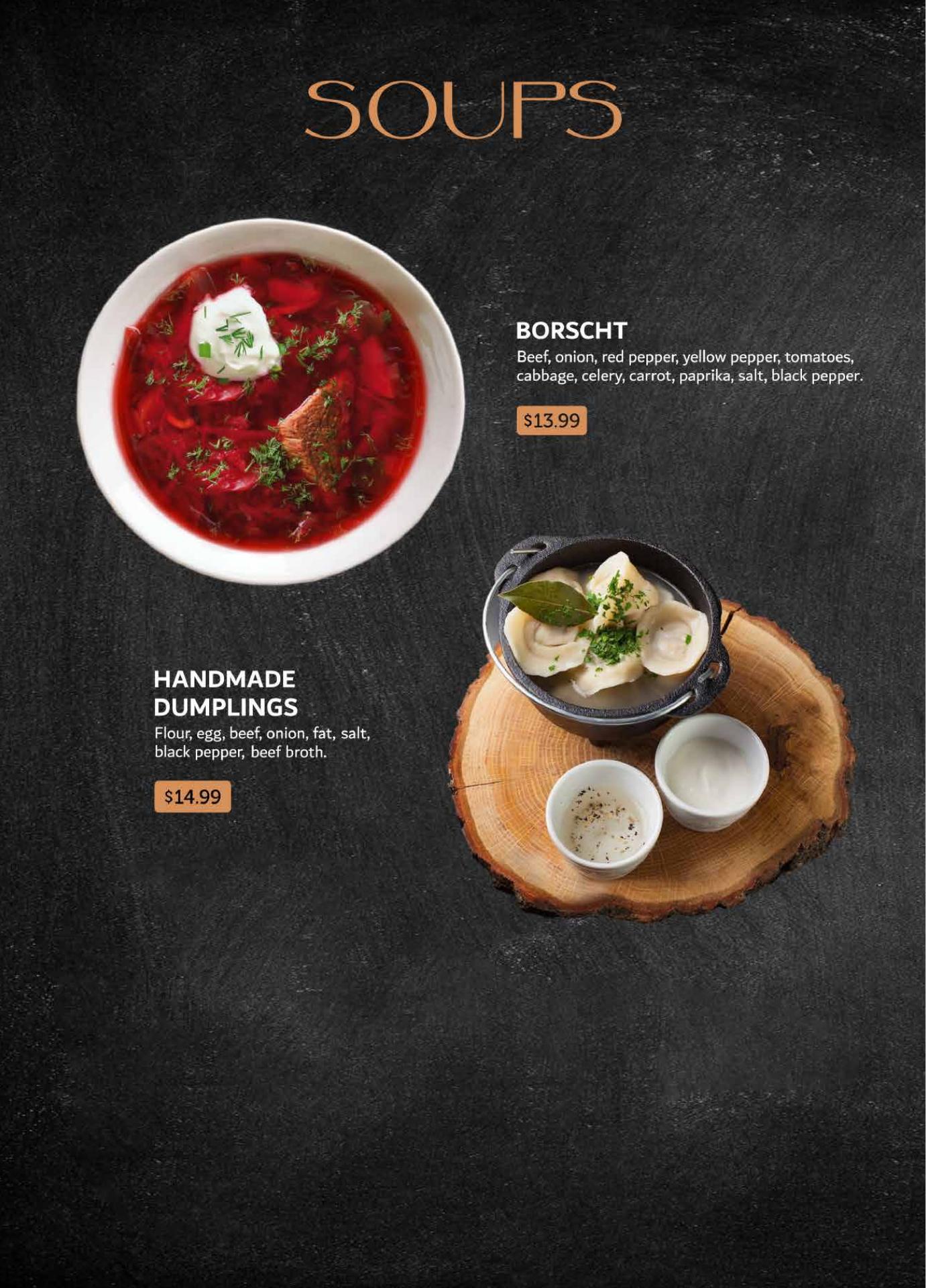 KAZAN RESTAURANT Menu