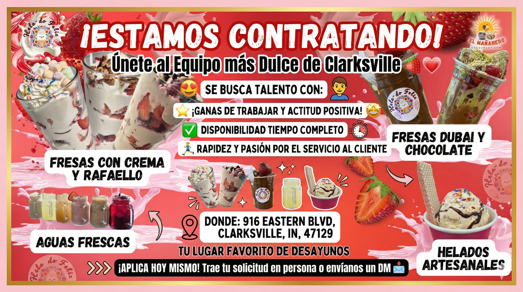 El Mañanero Breakfast Spot Menu