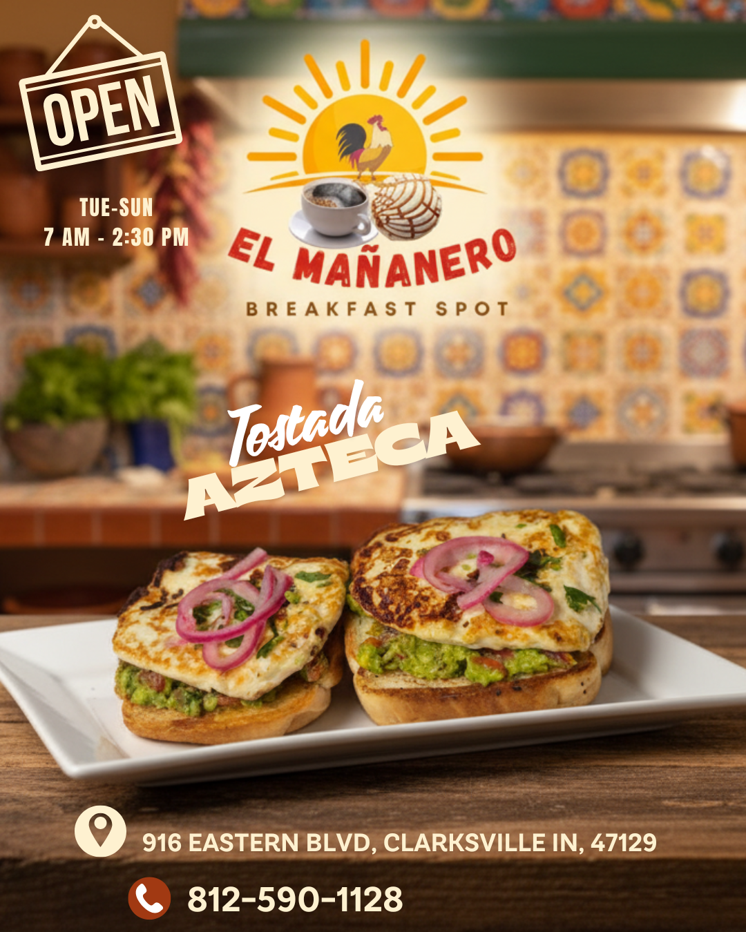 El Mañanero Breakfast Spot Menu