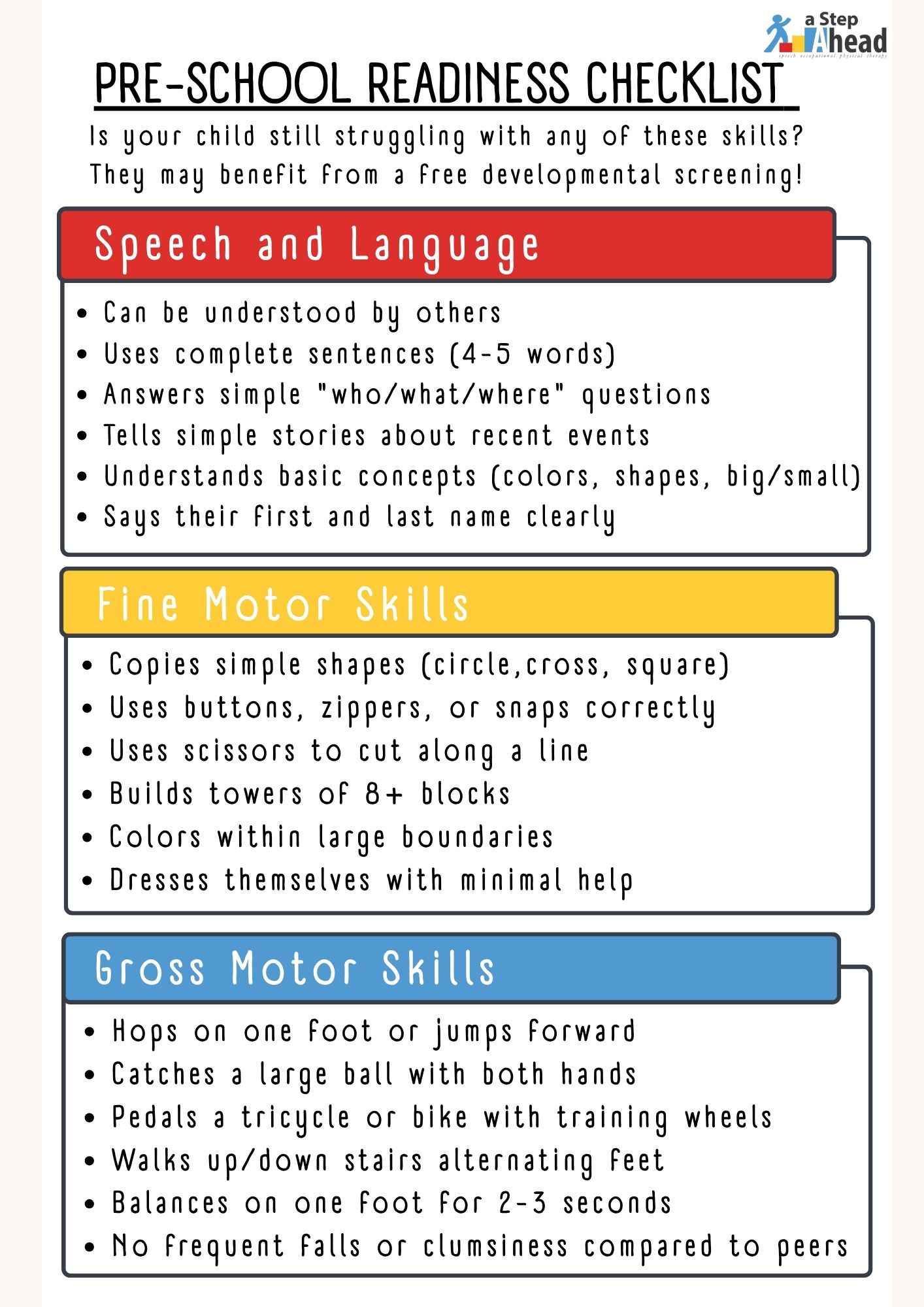A Step Ahead Pediatric Therapy