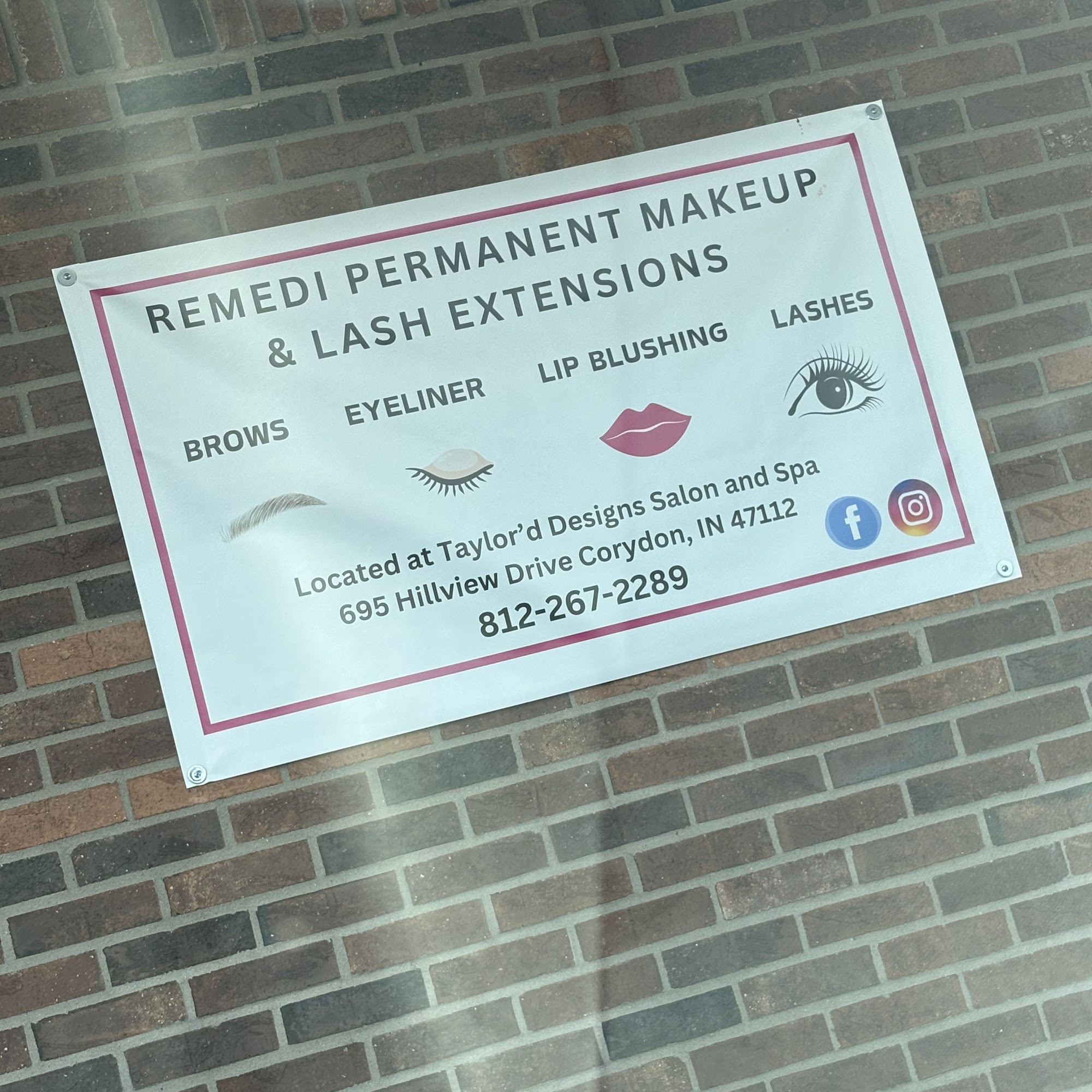 Remedi Lashes 697 Hillview Dr, Corydon Indiana 47112