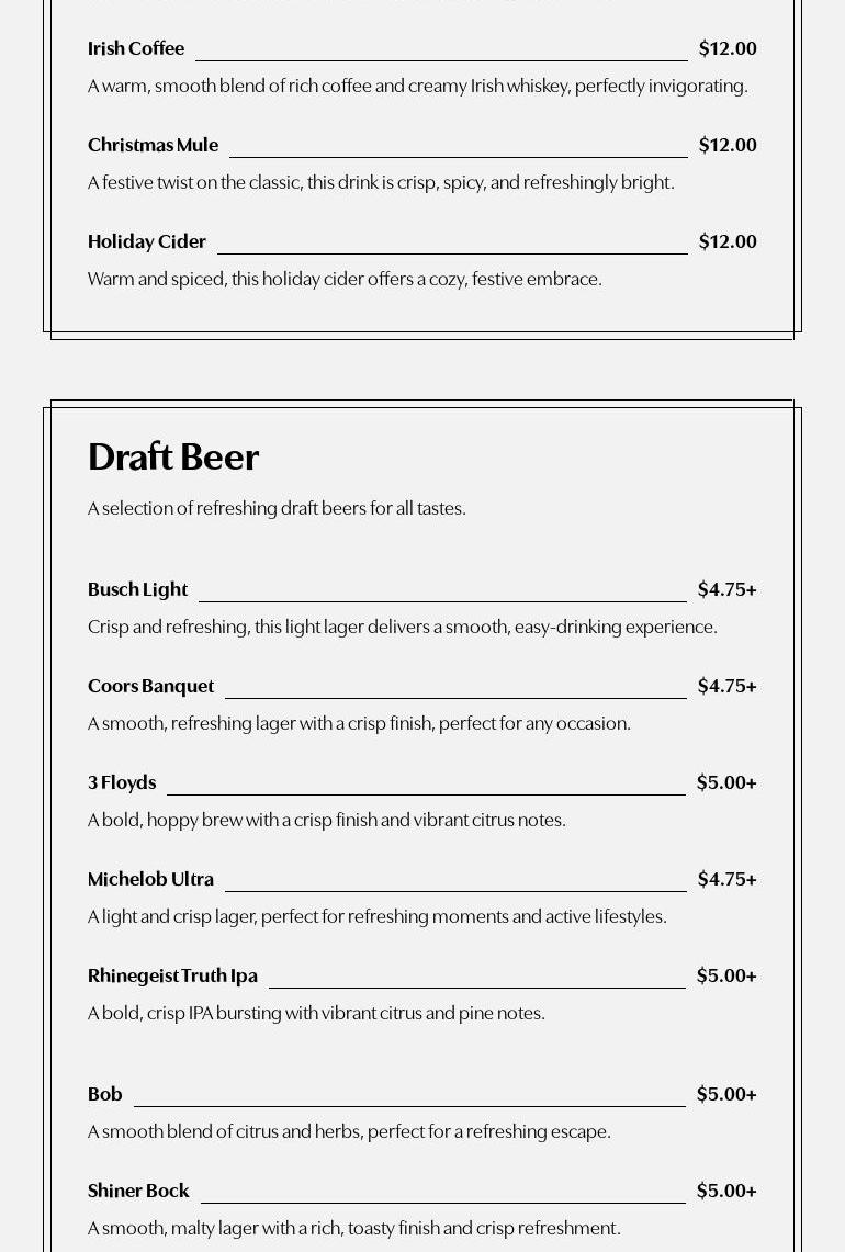 KARV Meats, LLC Menu