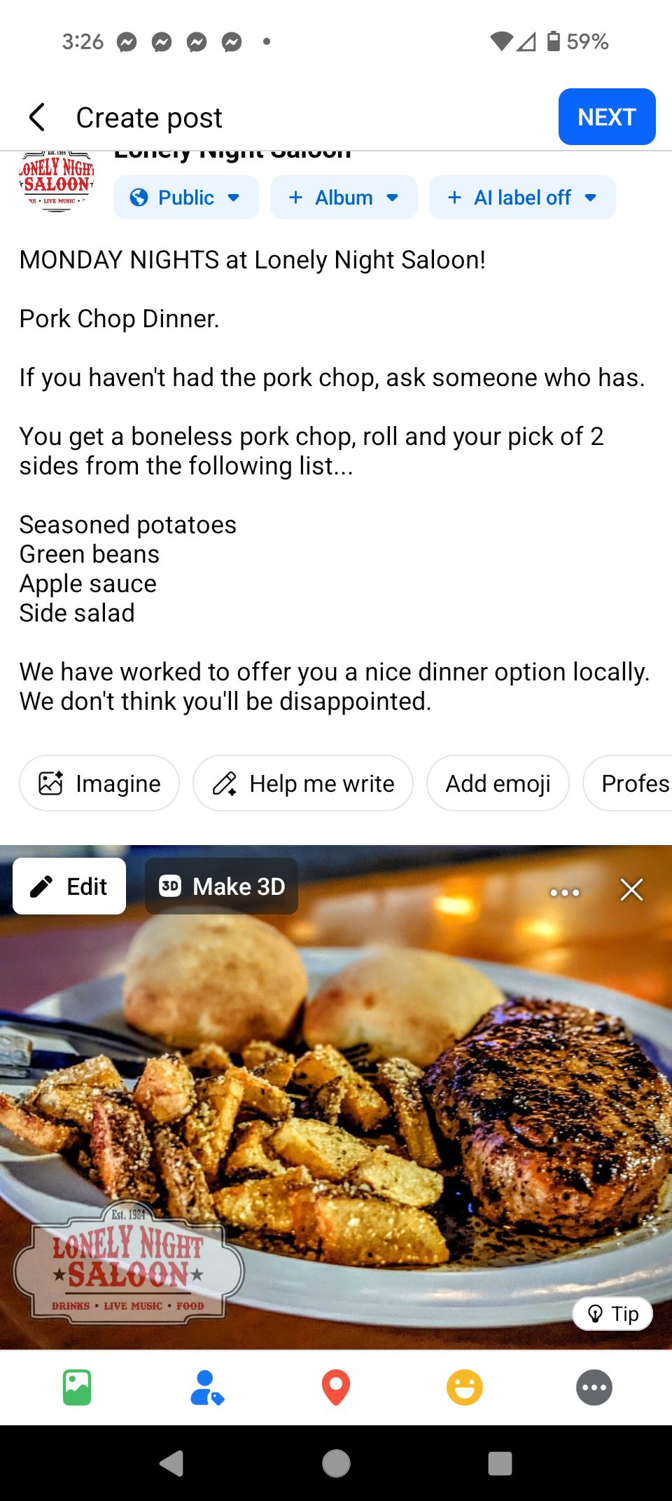 Photo credit: Facebook