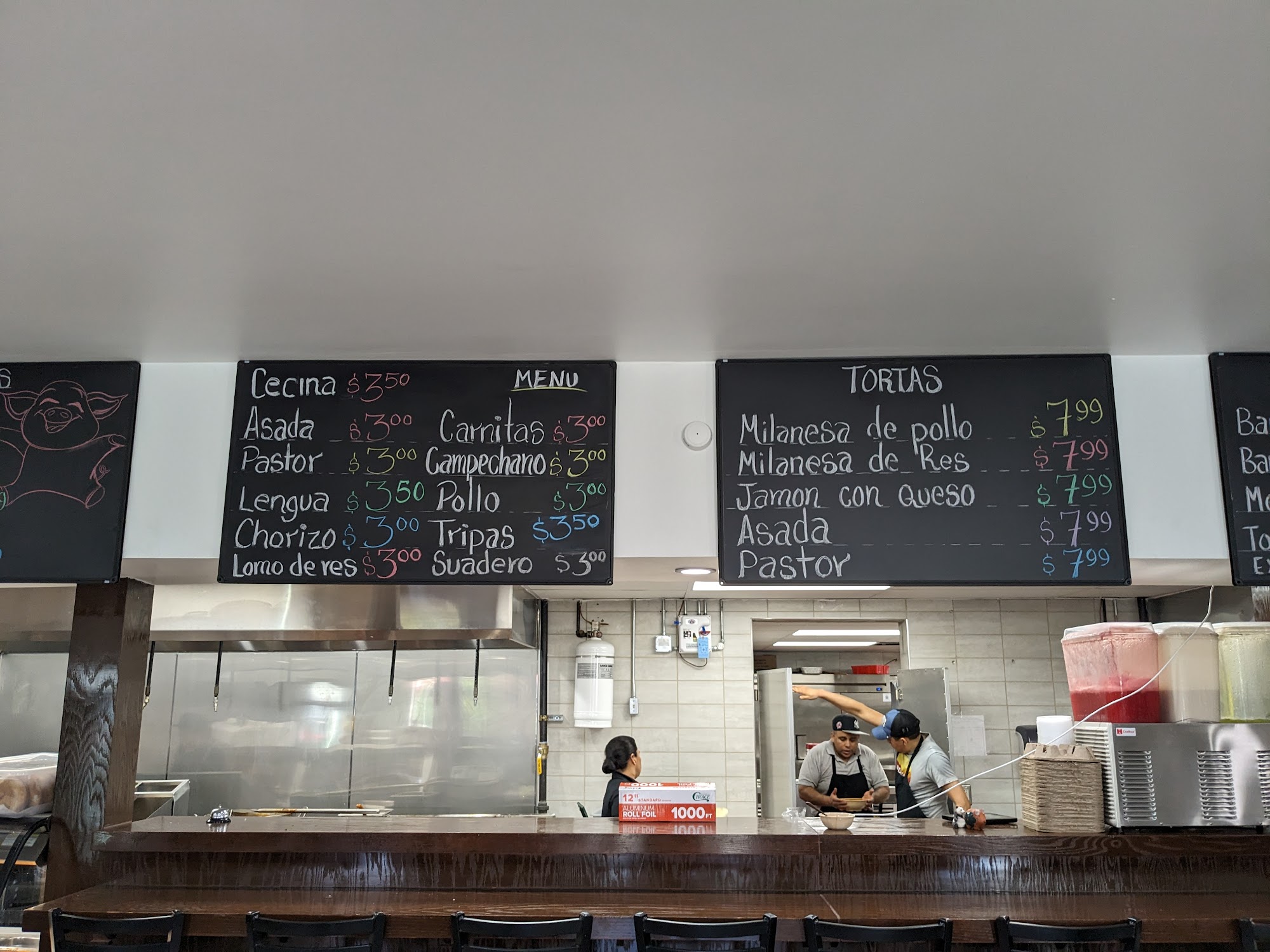 Las Carnitas Taqueria Menu
