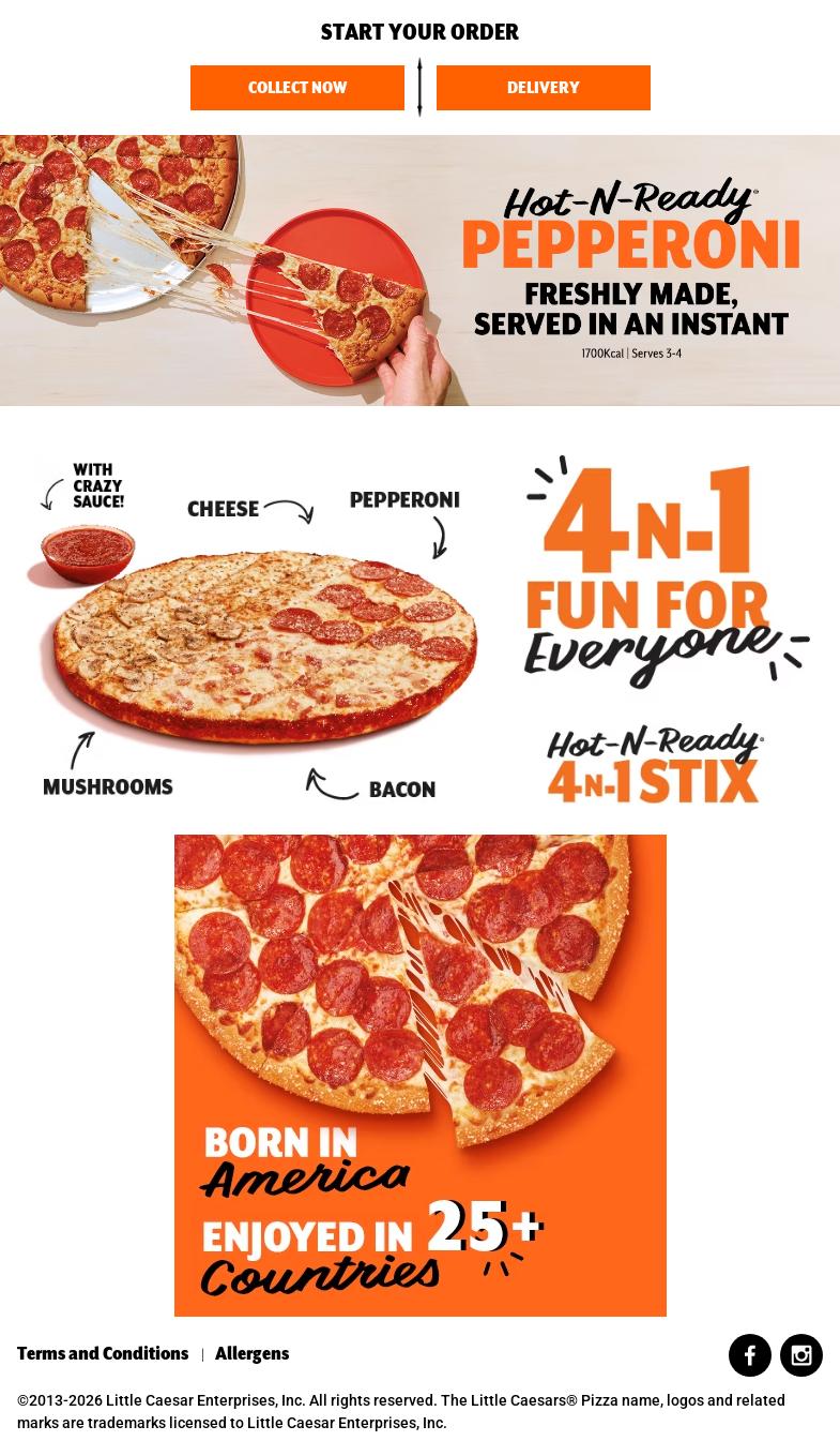 Little Caesars Pizza Menu