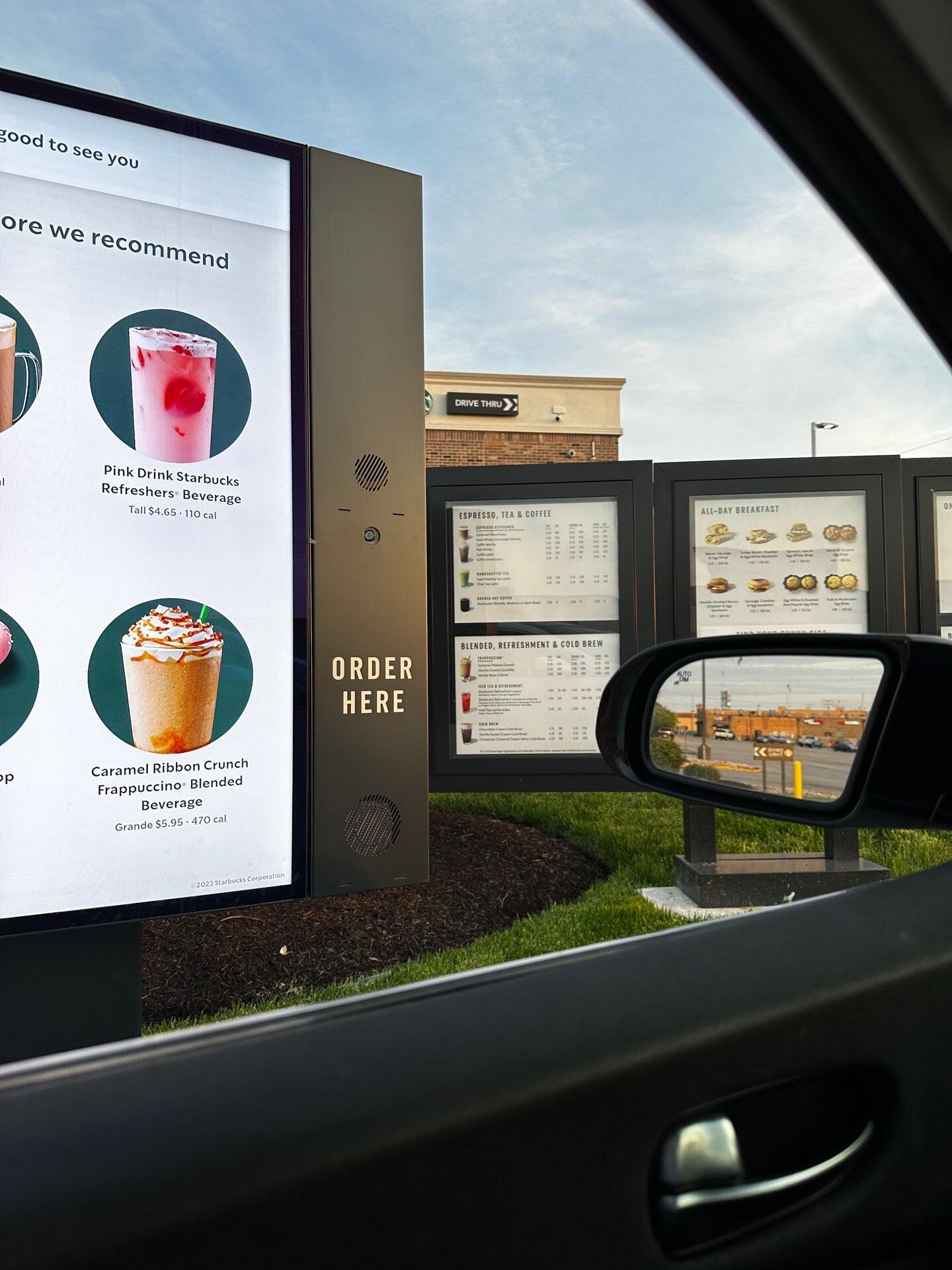 Starbucks Menu