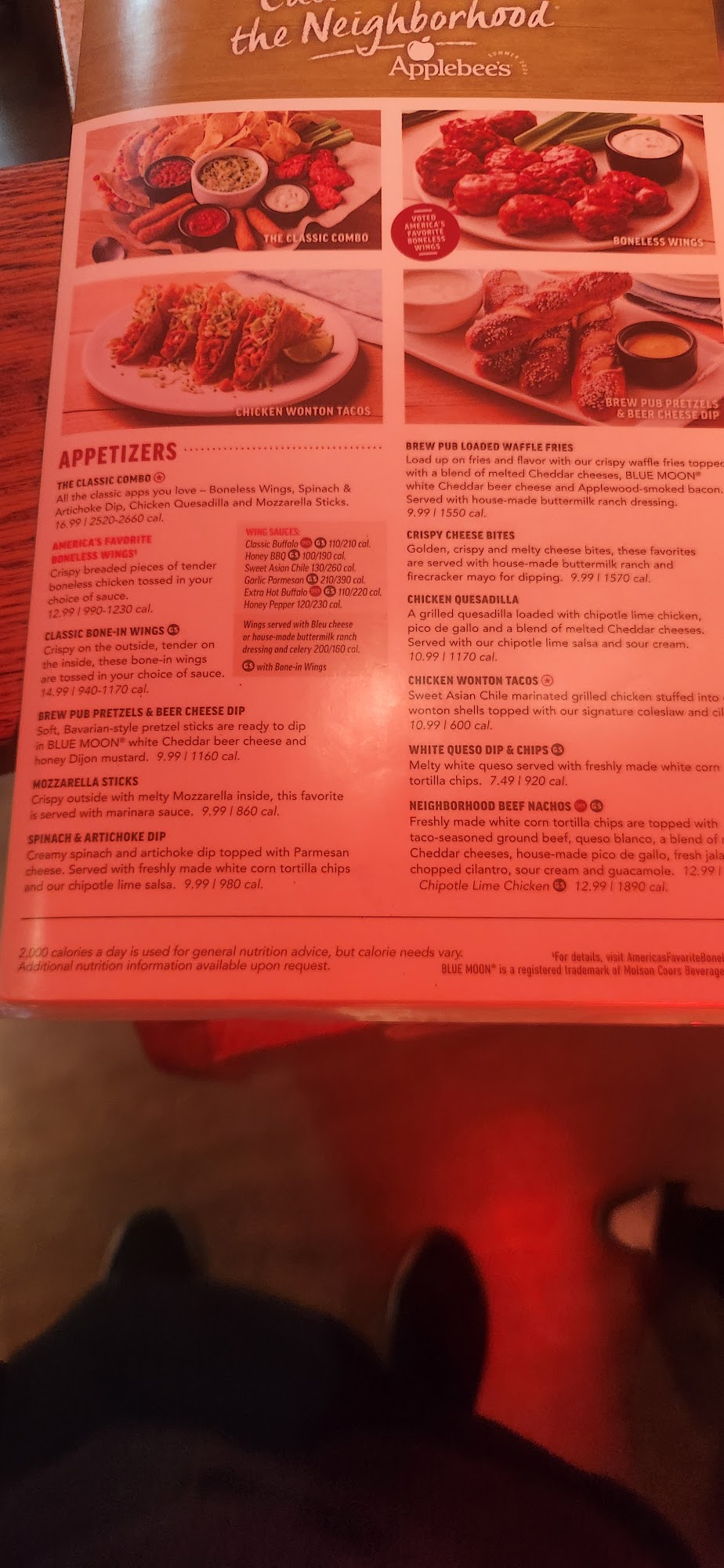 Applebee's Grill + Bar Menu