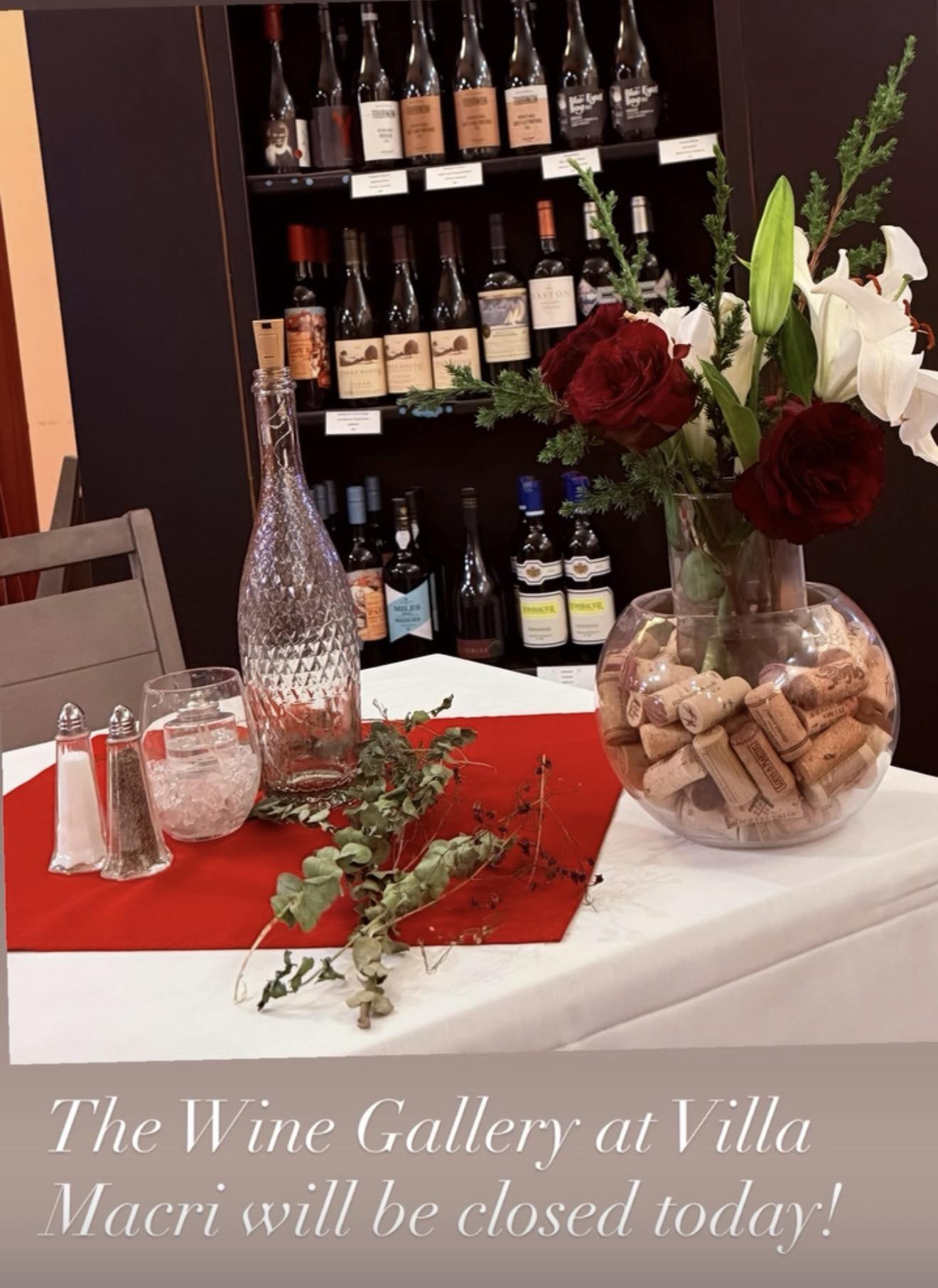 The Wine Gallery at Villa Macri Granger
