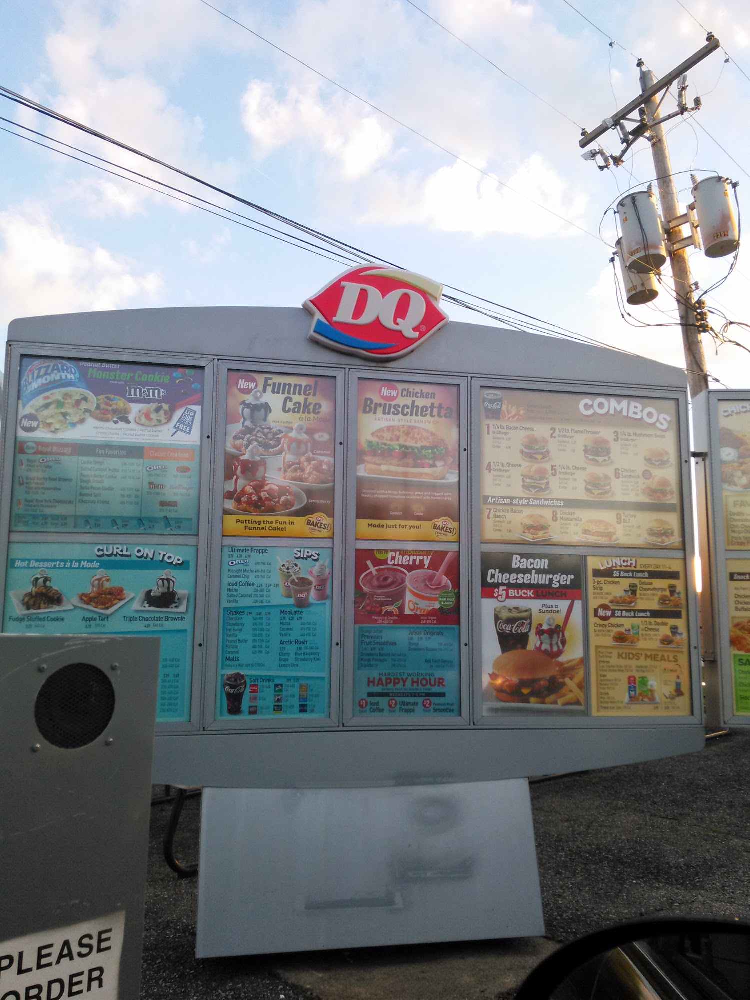 Dairy Queen Grill & Chill Menu