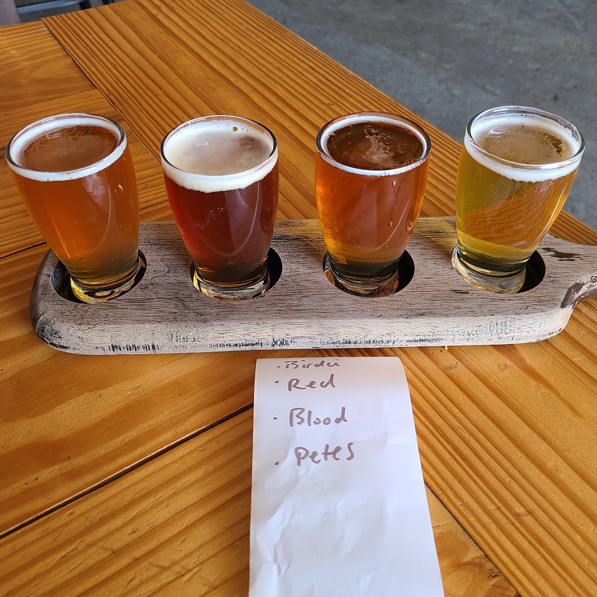 Centerpoint Brewing Company Menu