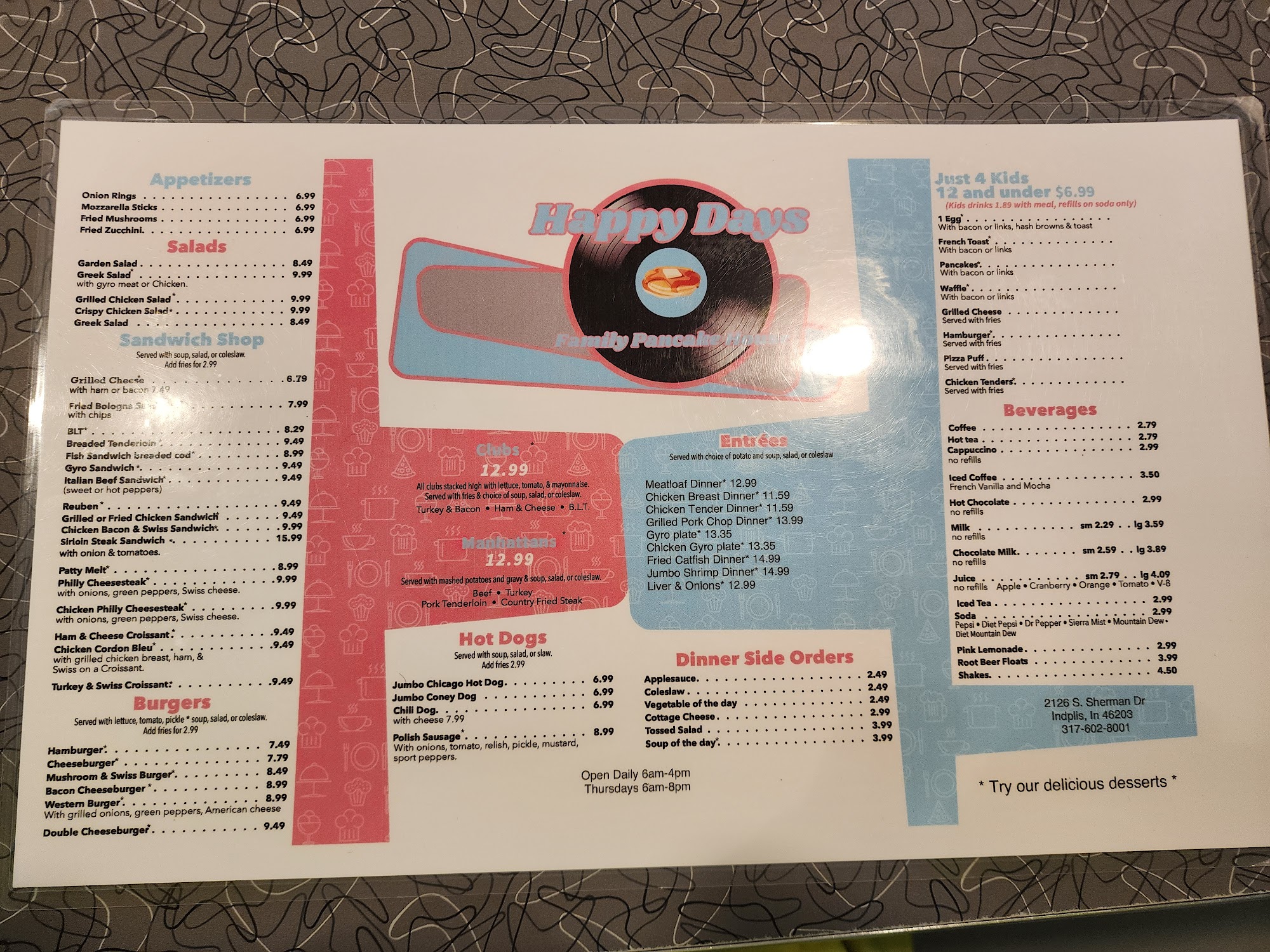 Culver’s Menu