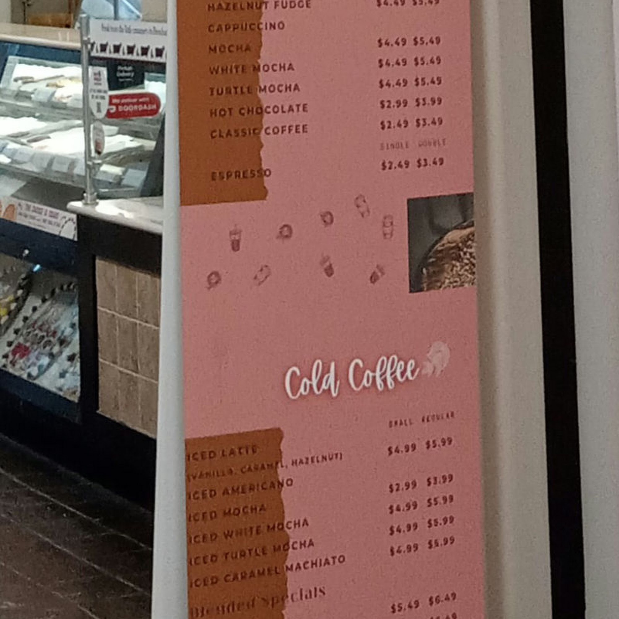 Great American Cookies Menu