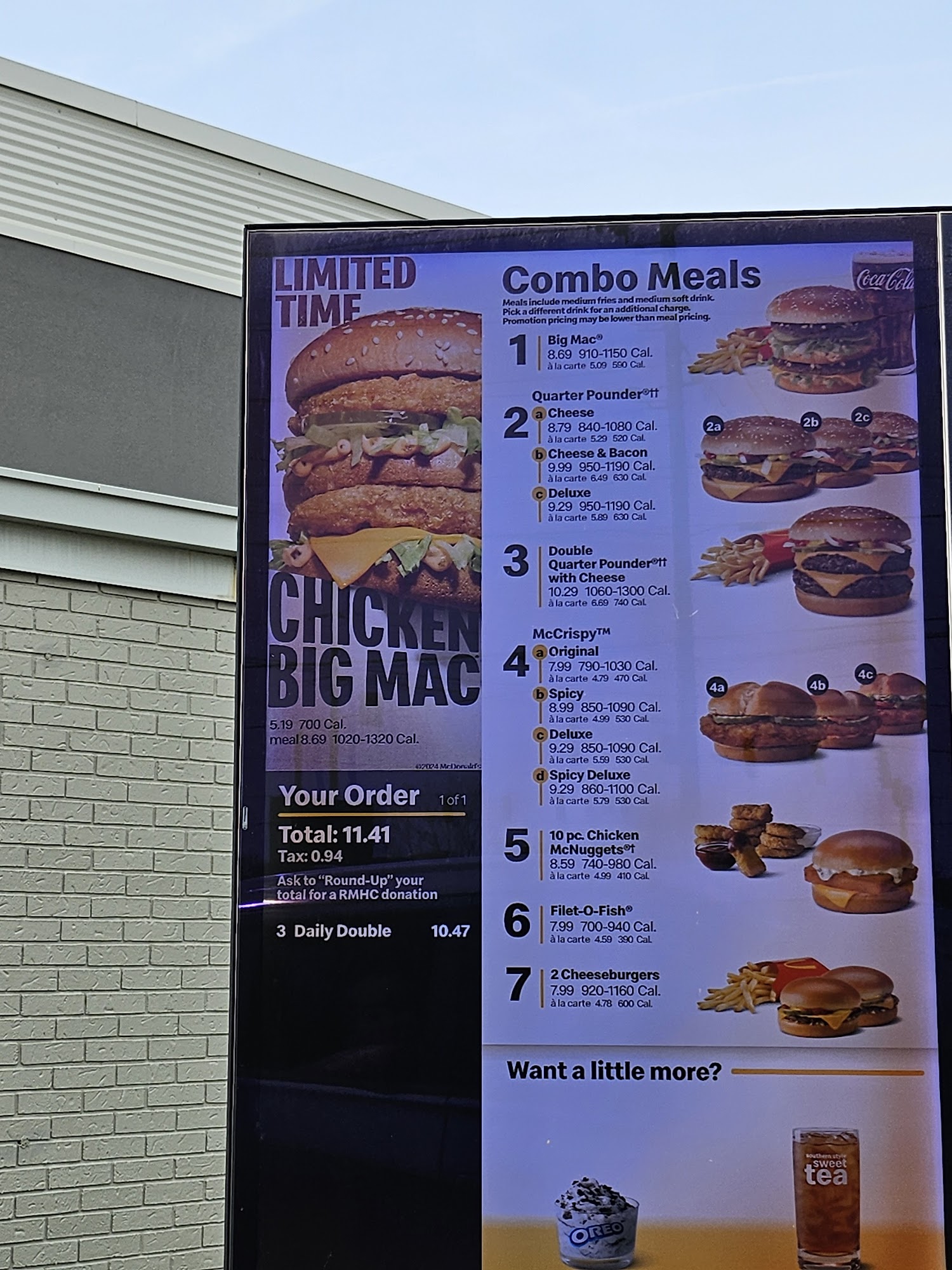 McDonald's Menu