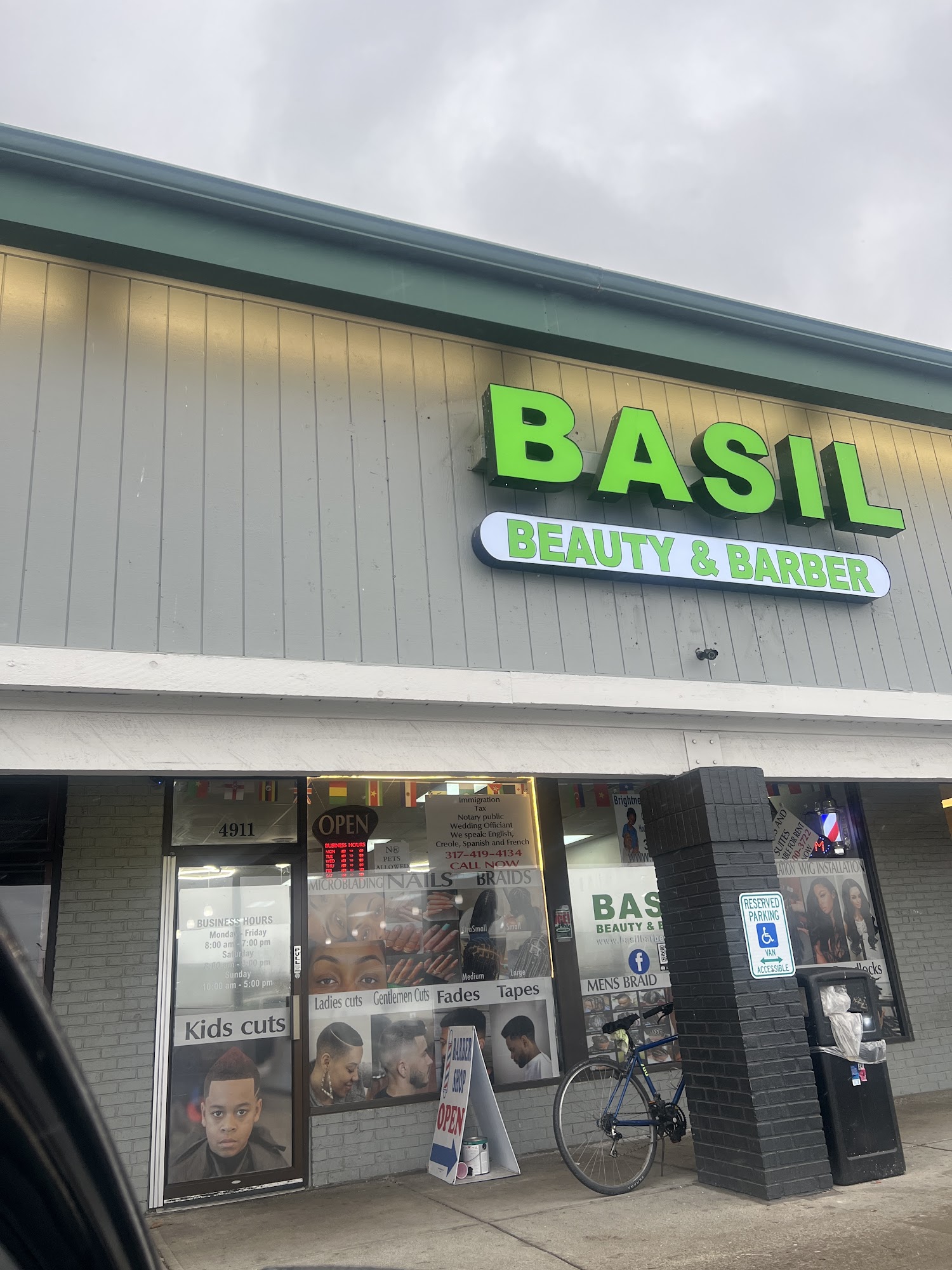BASIL BEAUTY BARBER AND BRAIDER 4911 W 38th St, Indianapolis Indiana 46254