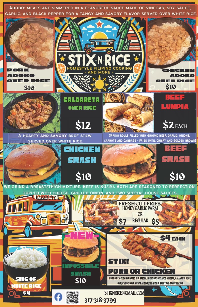 Stix N Rice / Food Truck Menu