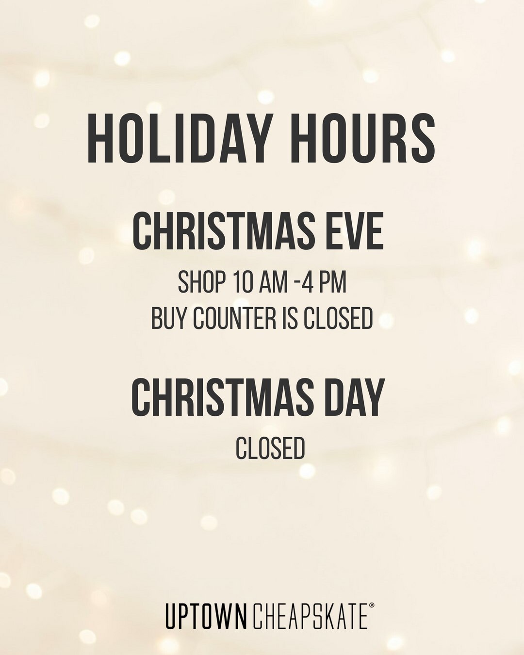 Uptown Cheapskate NE Indianapolis