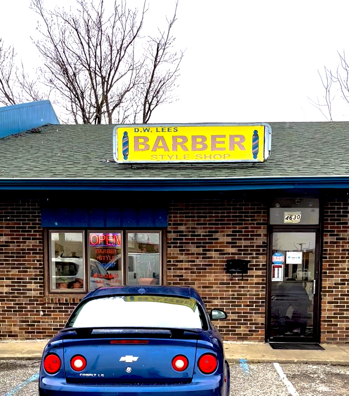 D.W. Lee's Barber Style Shop 4630 N Post Rd, Indianapolis Indiana 46226