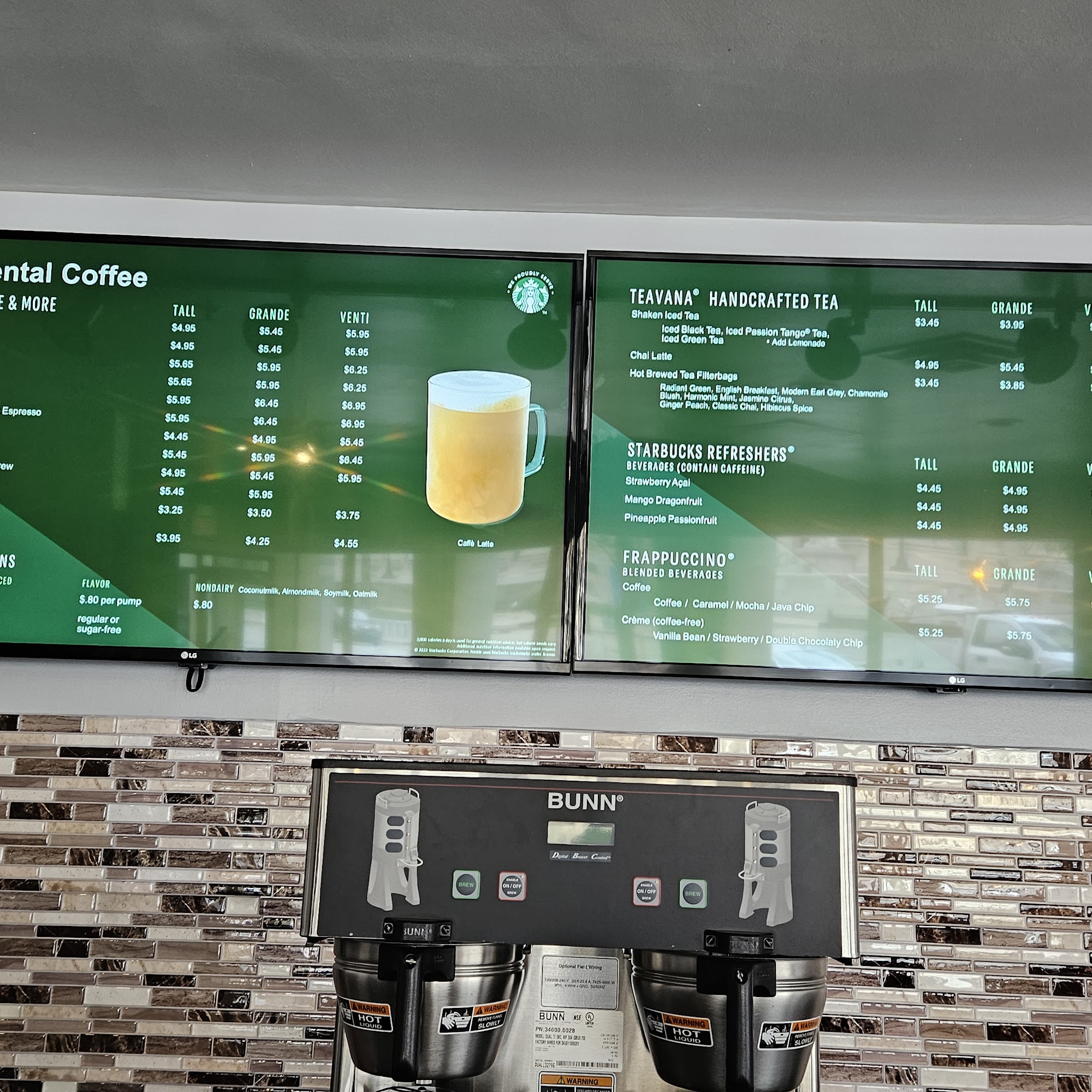 Monumental Coffee Menu