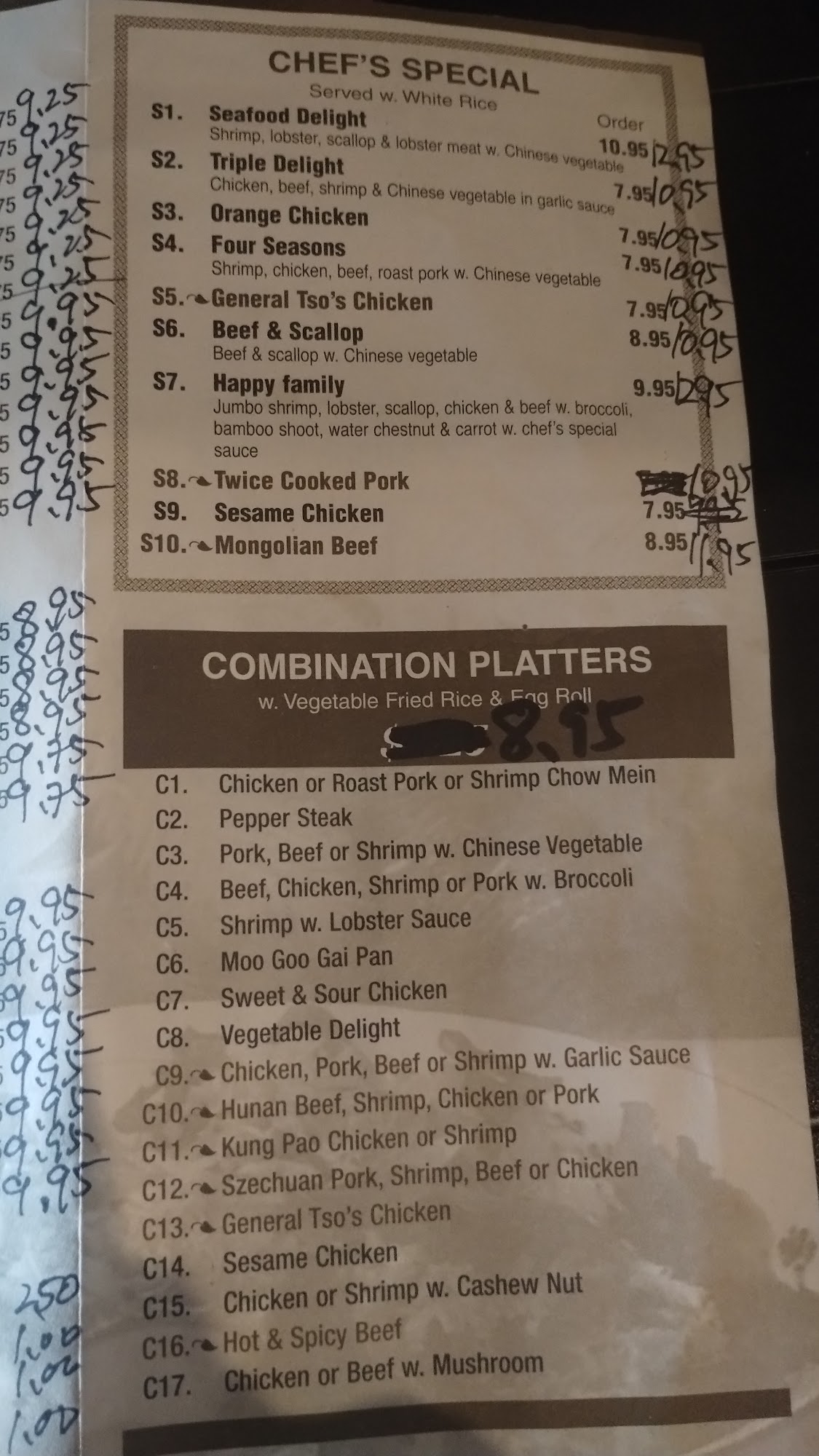 88 King Buffet Menu