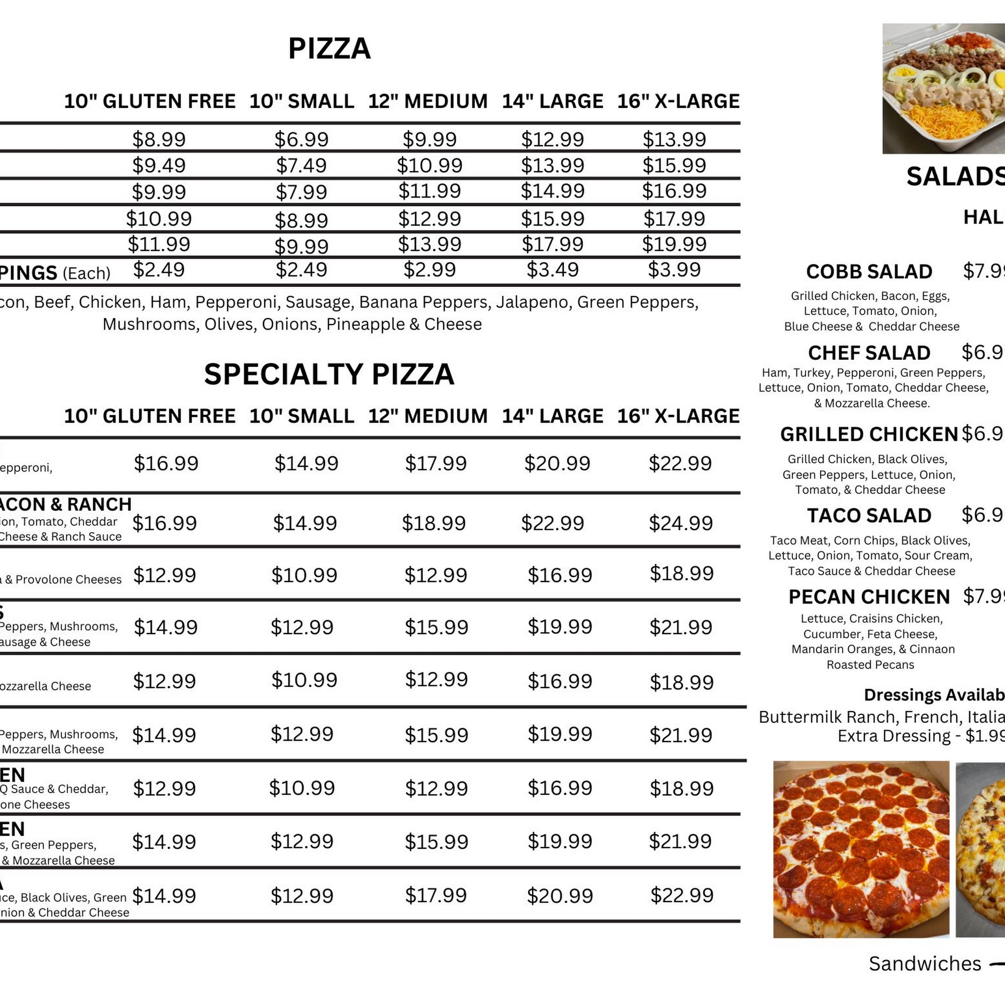 Springtown Pizza at Marengo Cave