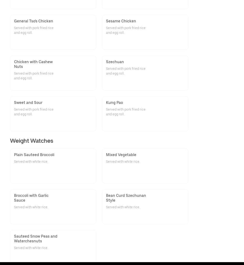 Main Moon Restaurant Menu