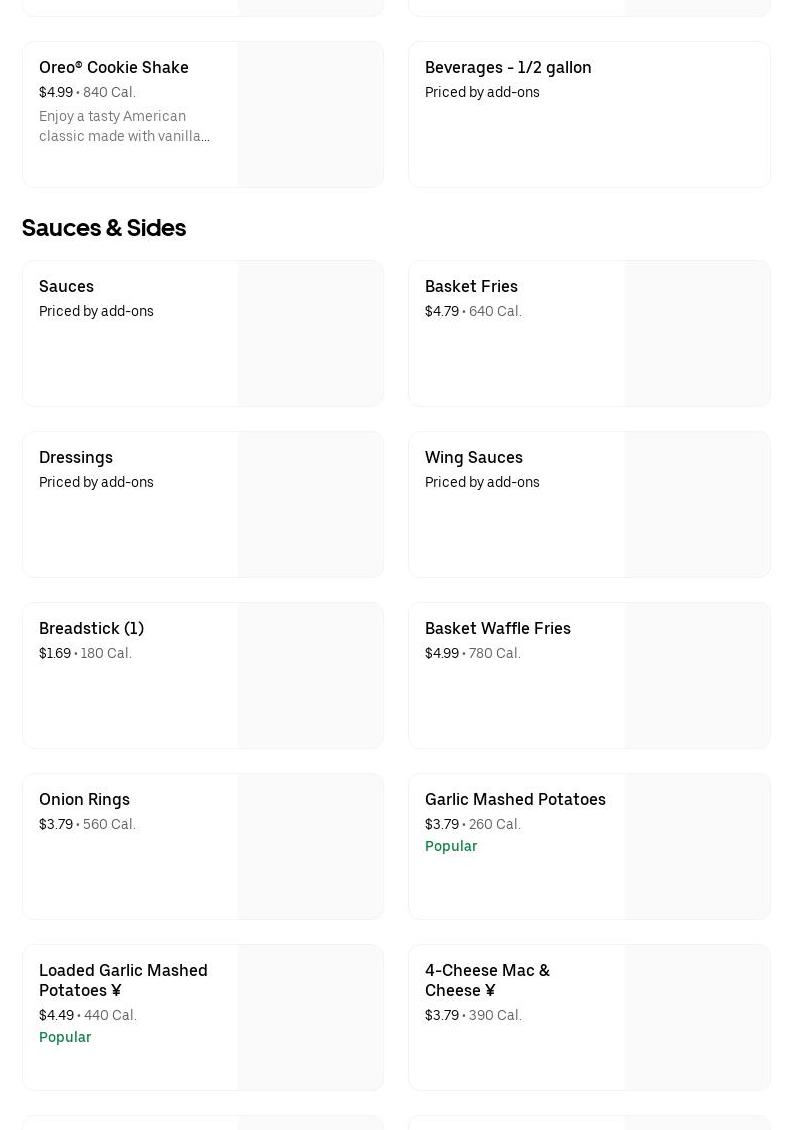 Applebee's Grill + Bar Menu