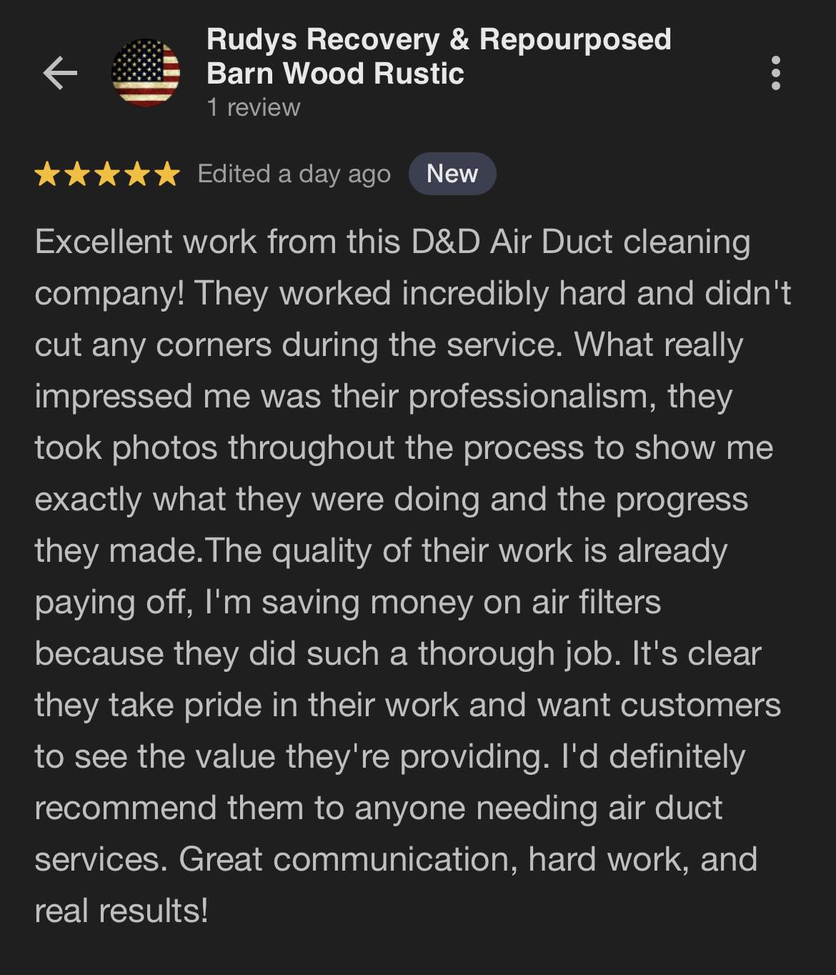 D & D Air Duct & Carpet Cleaning