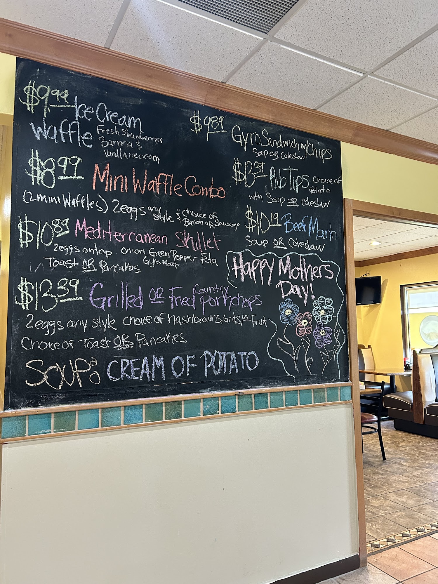 Honey Beez Pancake House Menu
