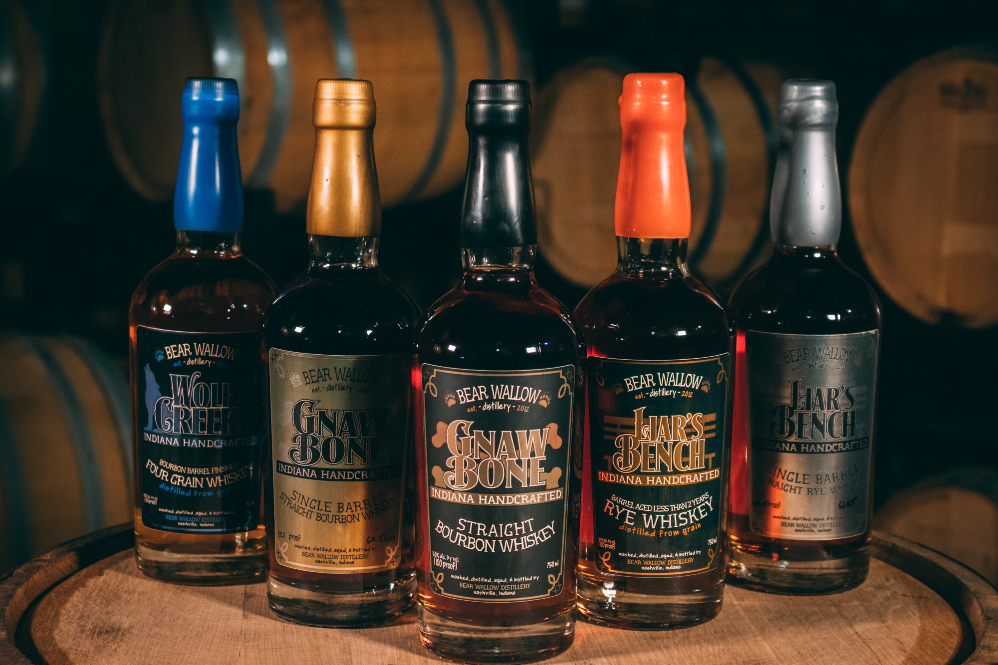 Bear Wallow Distillery Menu