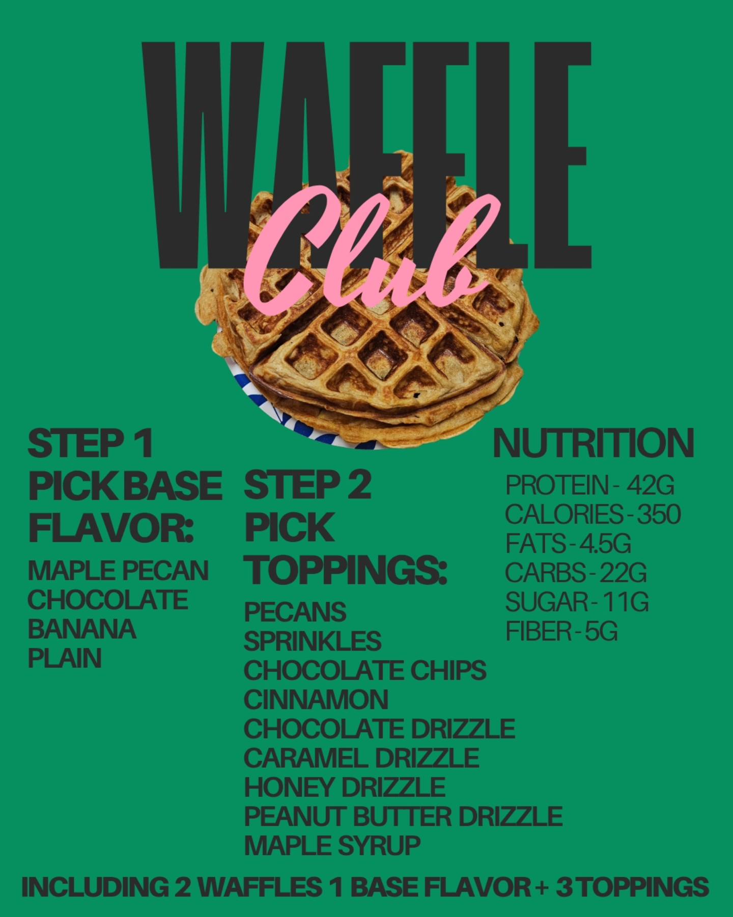 Northside Nutrition Menu