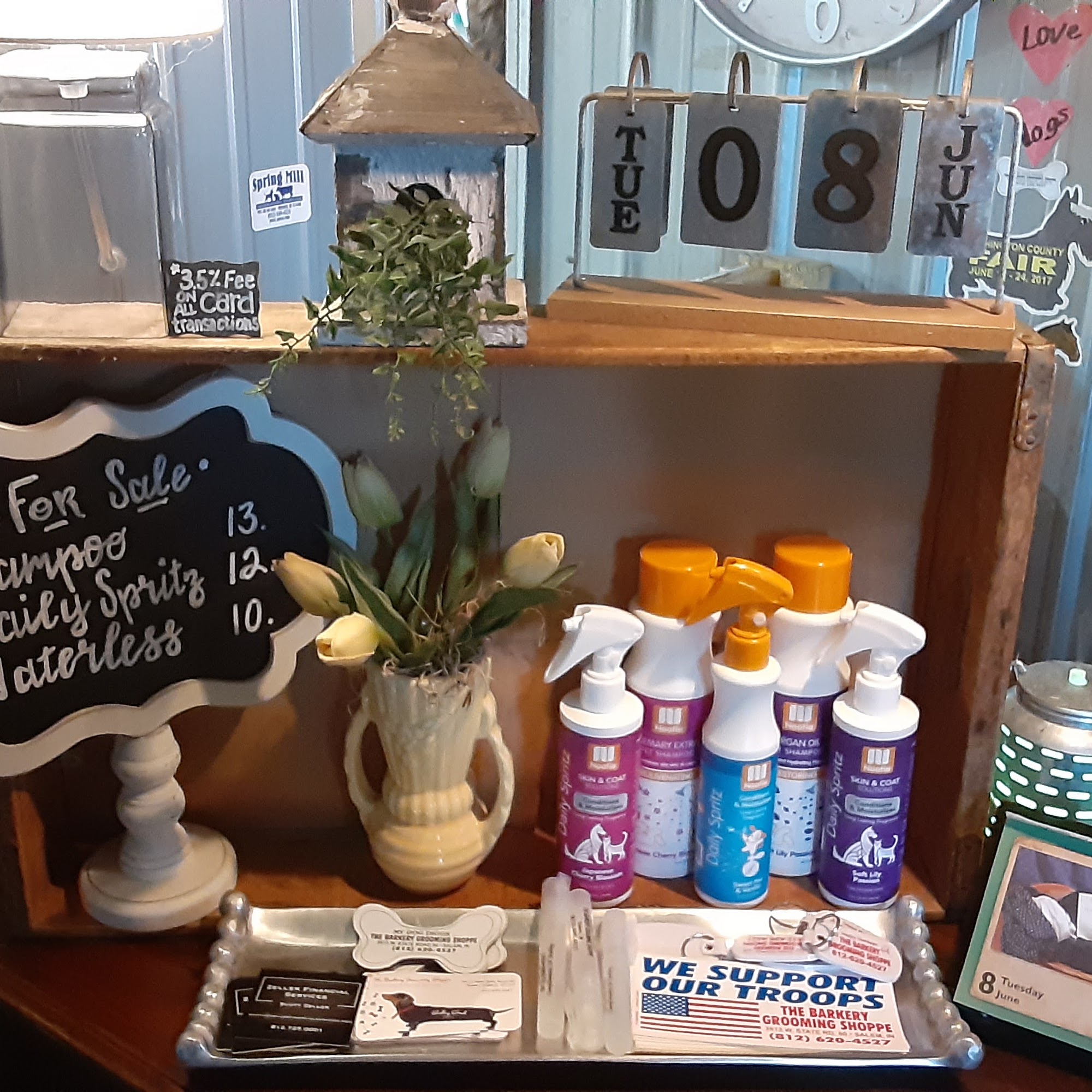 The Barkery Grooming Shoppe 3513 IN-60, Salem Indiana 47167